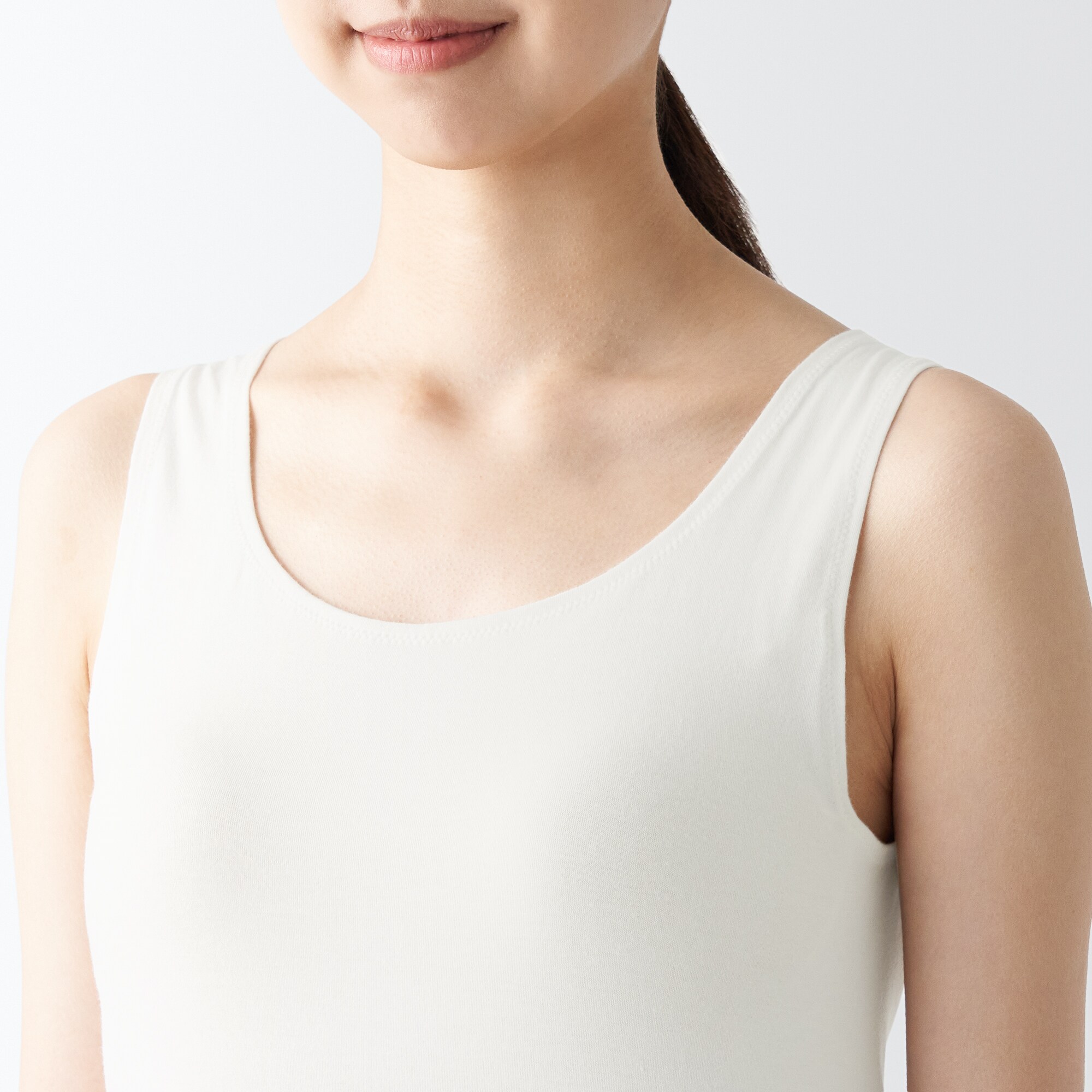 あったか綿　ブラタンクトップ