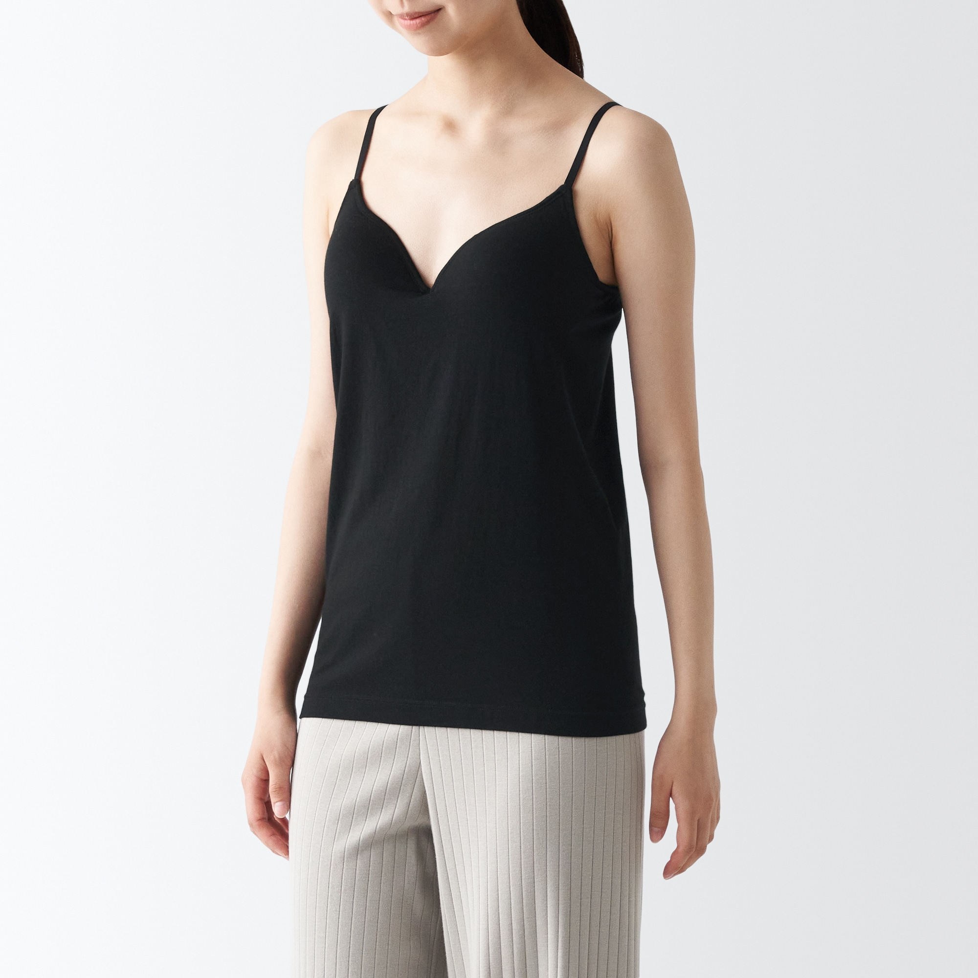 あったか綿　ブラキャミソール