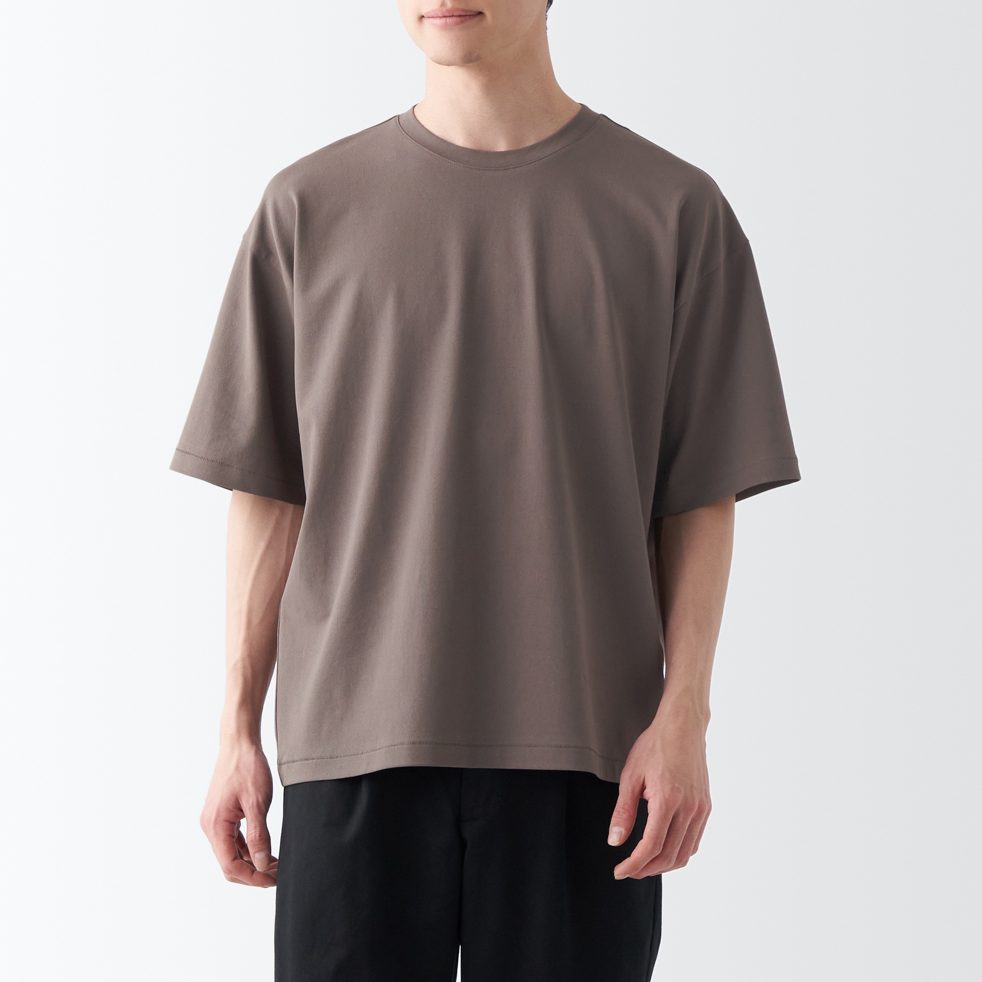 和紙混天竺編みＴシャツ（紳士）