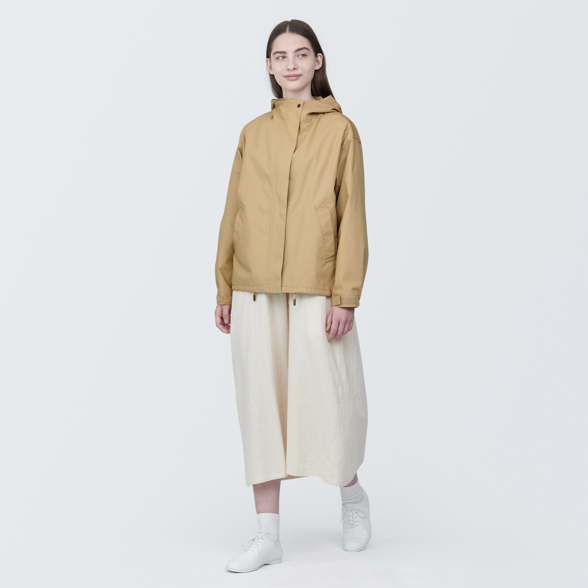 婦人　撥水フードジャケット