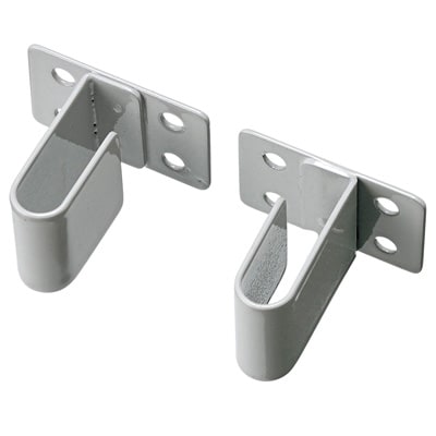 スチールユニットシェルフ用転倒防止補助フック　グレー