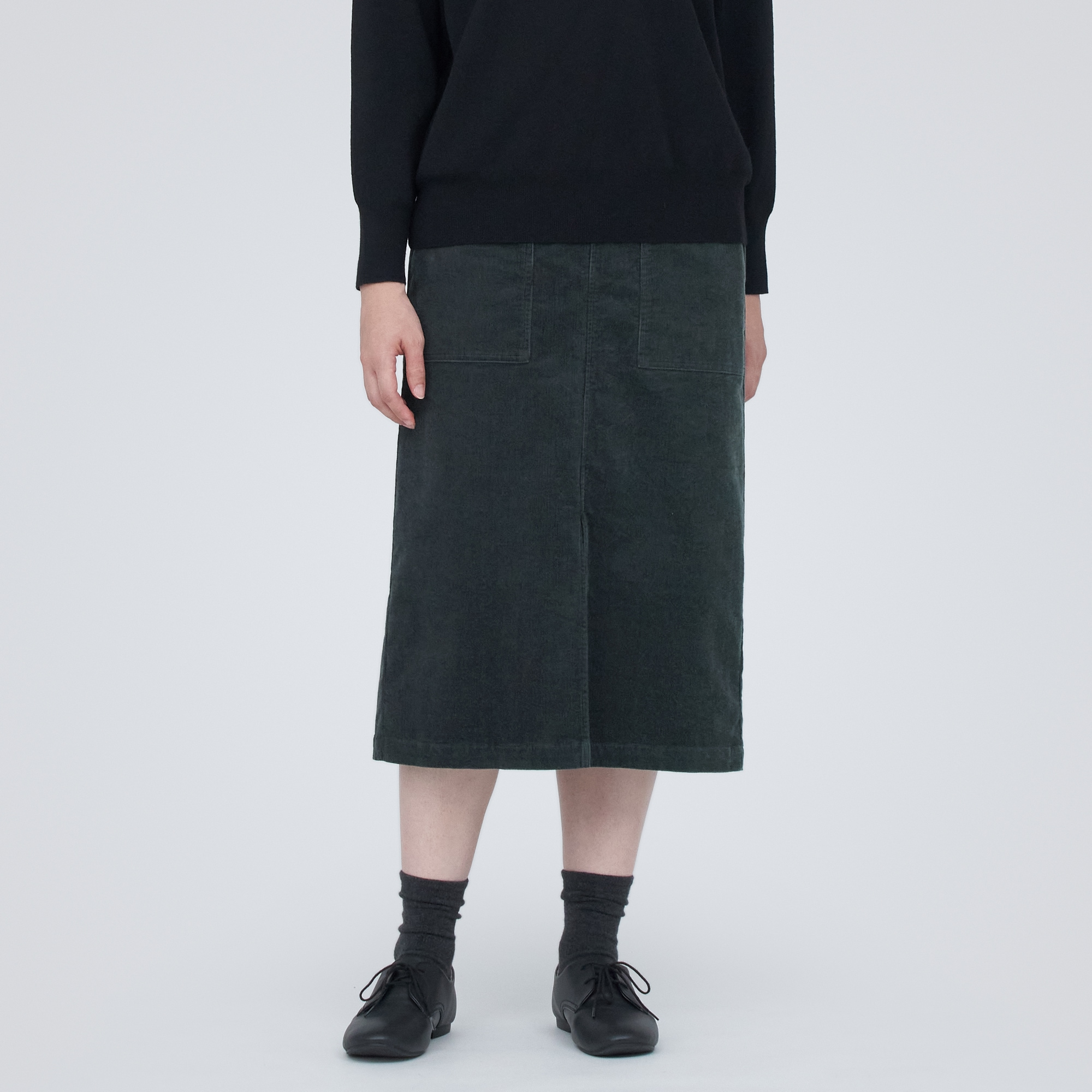 コーデュロイナロースカート