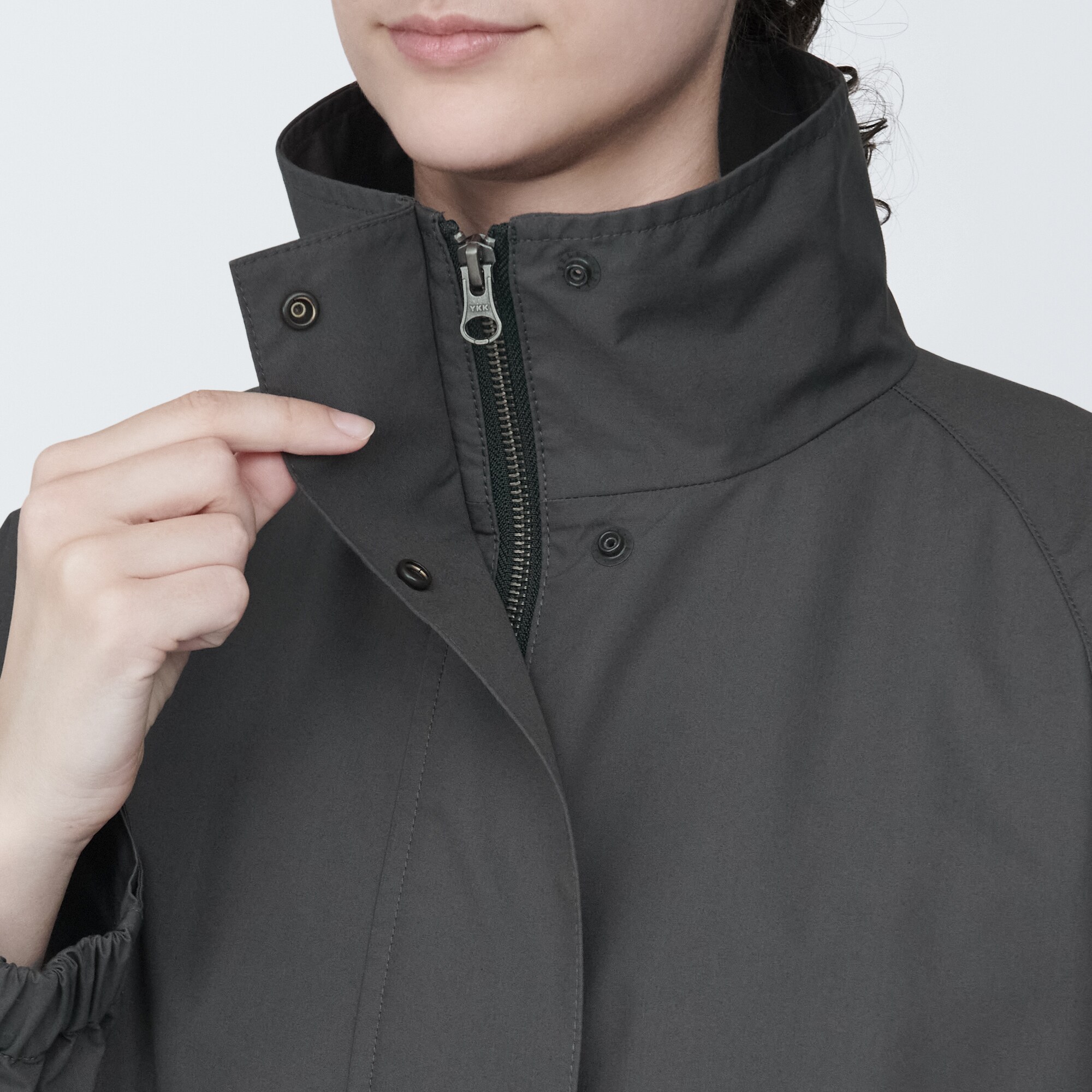 婦人　撥水スタンドカラーコート