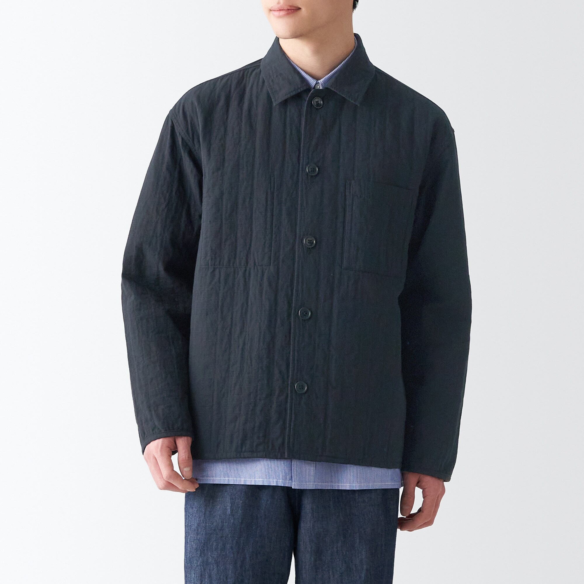 リバーシブルキルトジャケット（紳士）