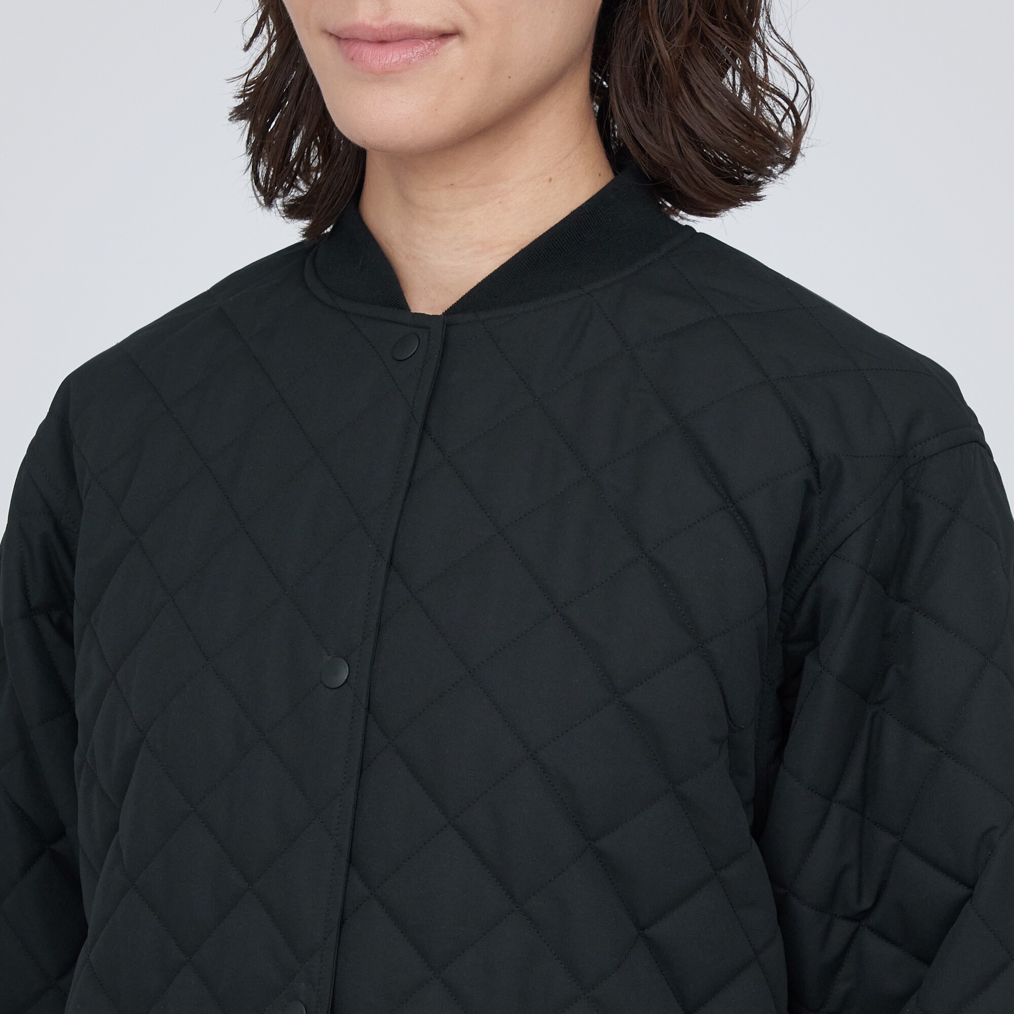 洗える　キルティングコート