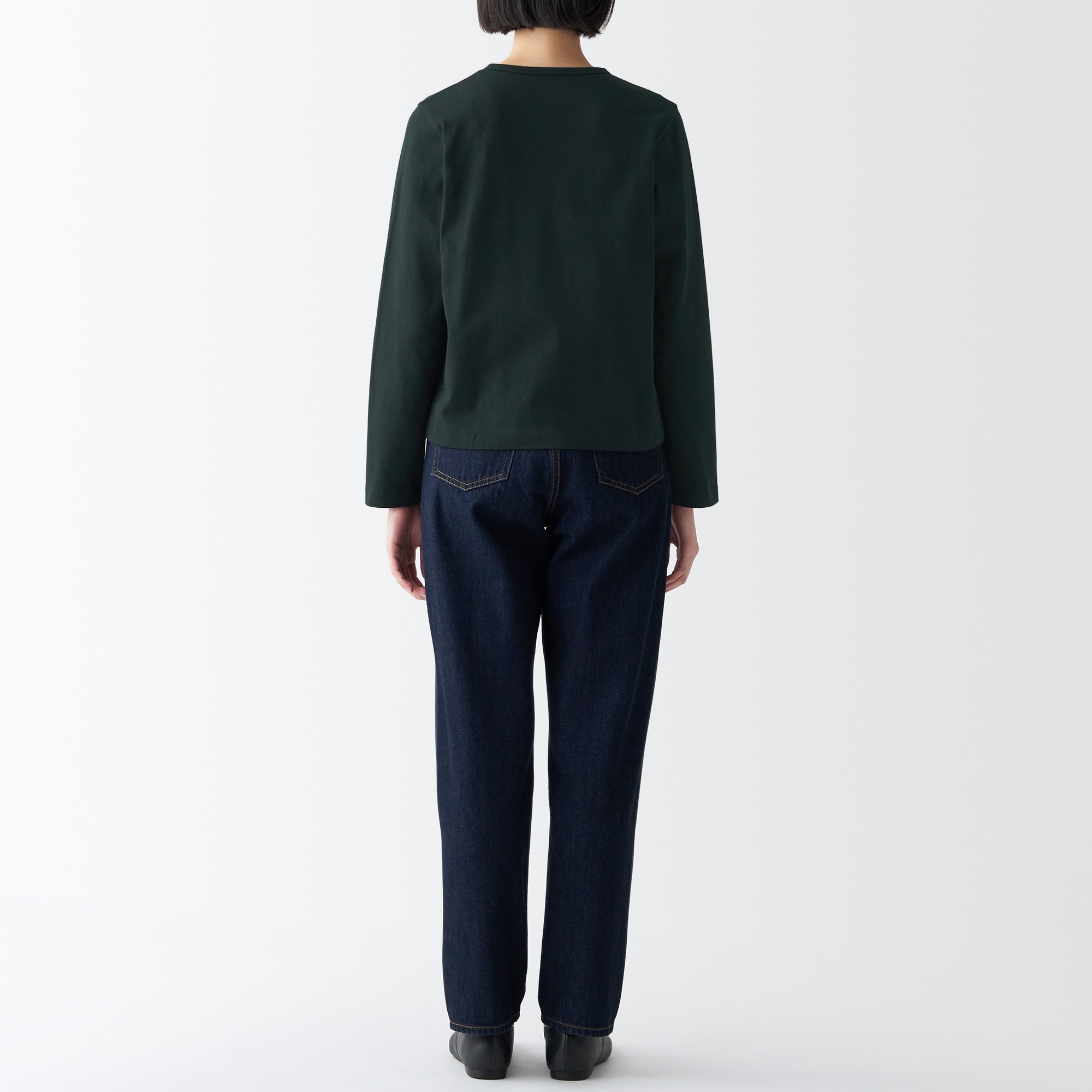 太番手カーディガン