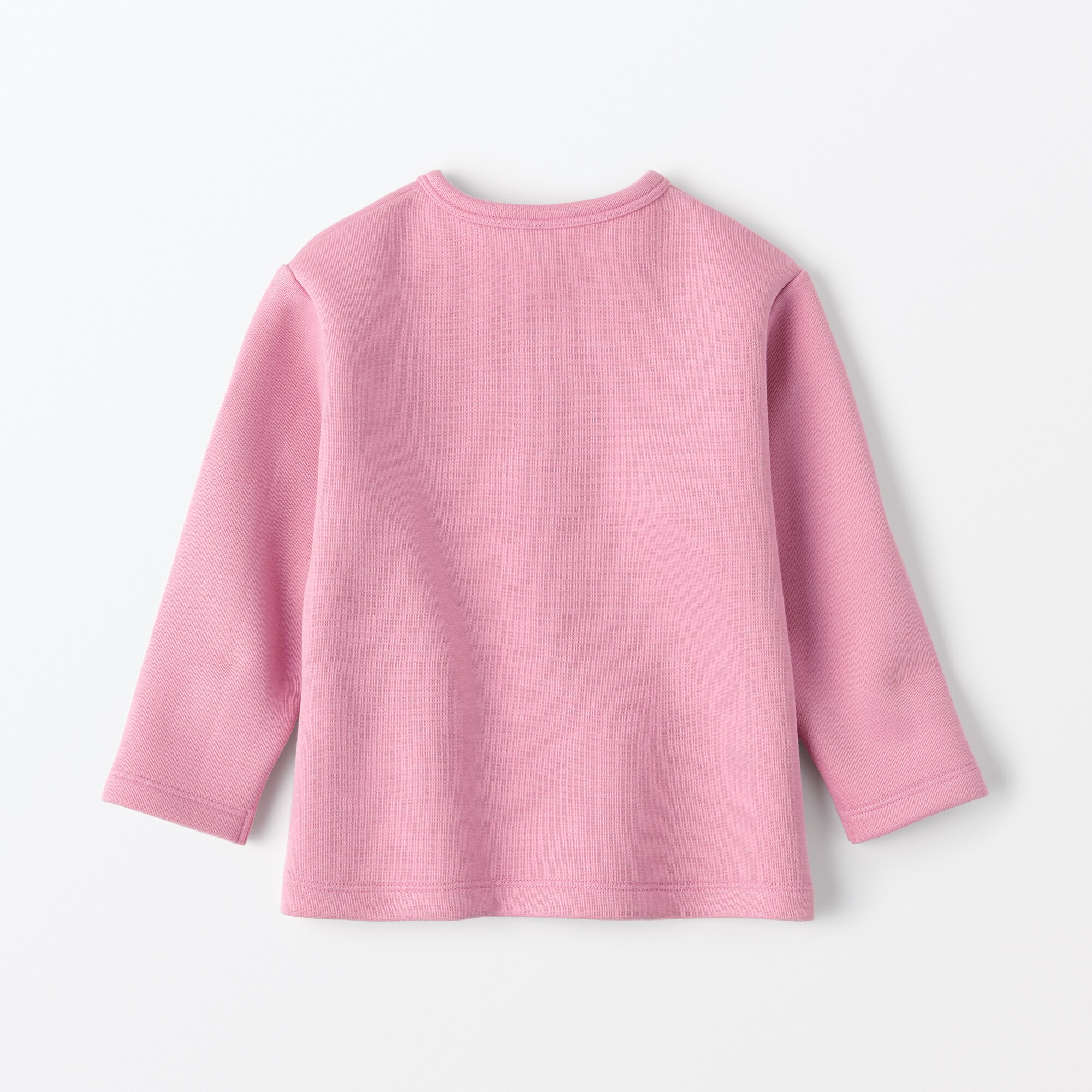 ベビー　二重編みスウェットスナップカーディガン