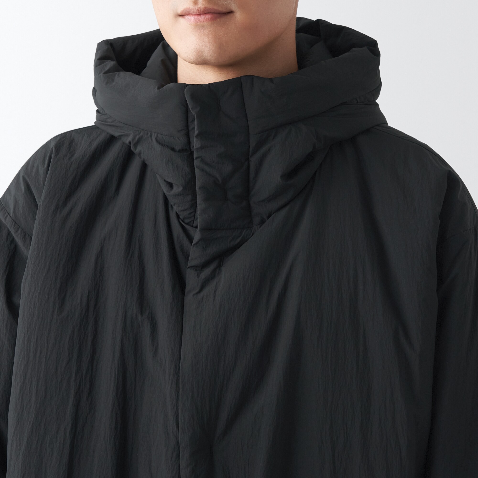 防風撥水中わたベンチコート
