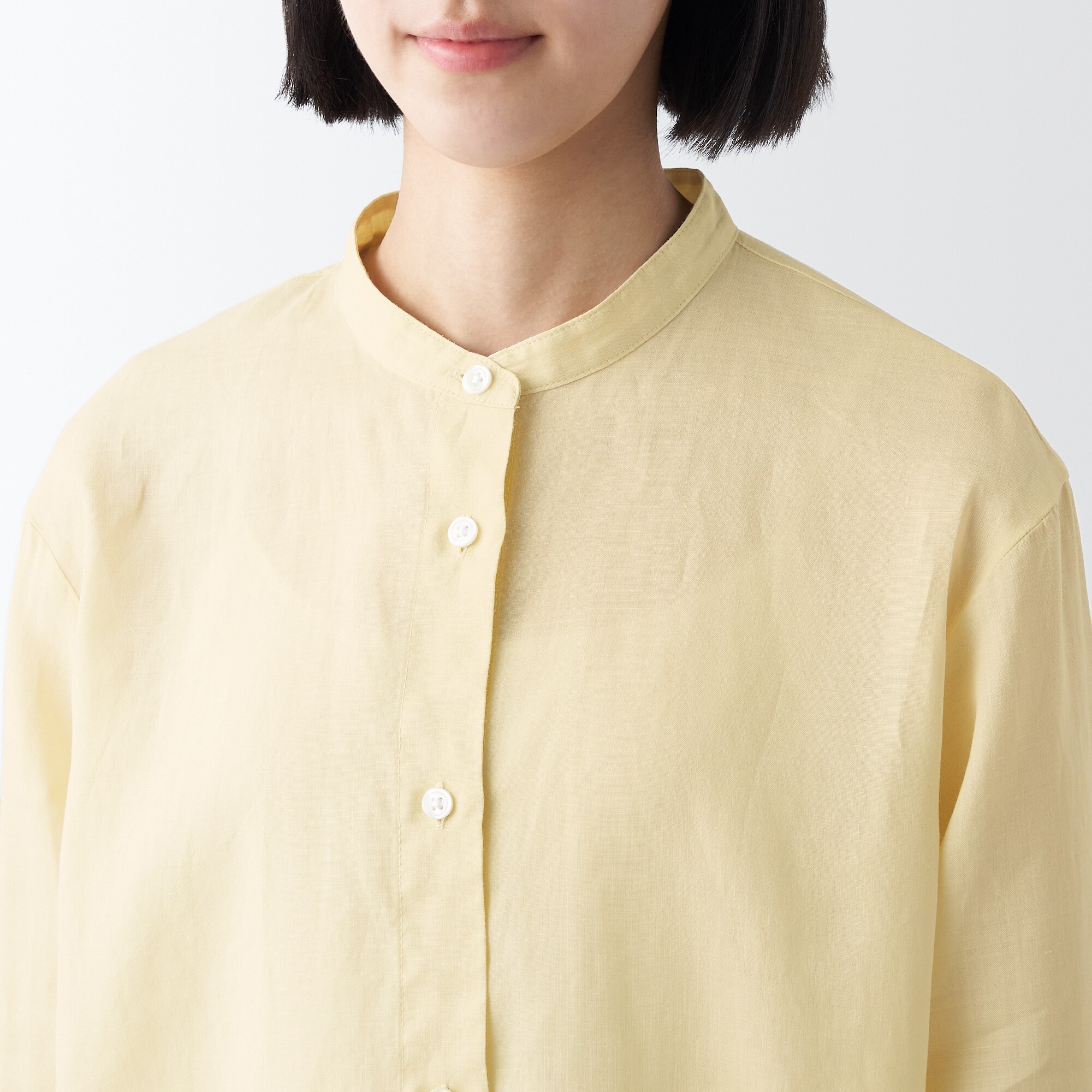 細番手ラミーブラウス（婦人）