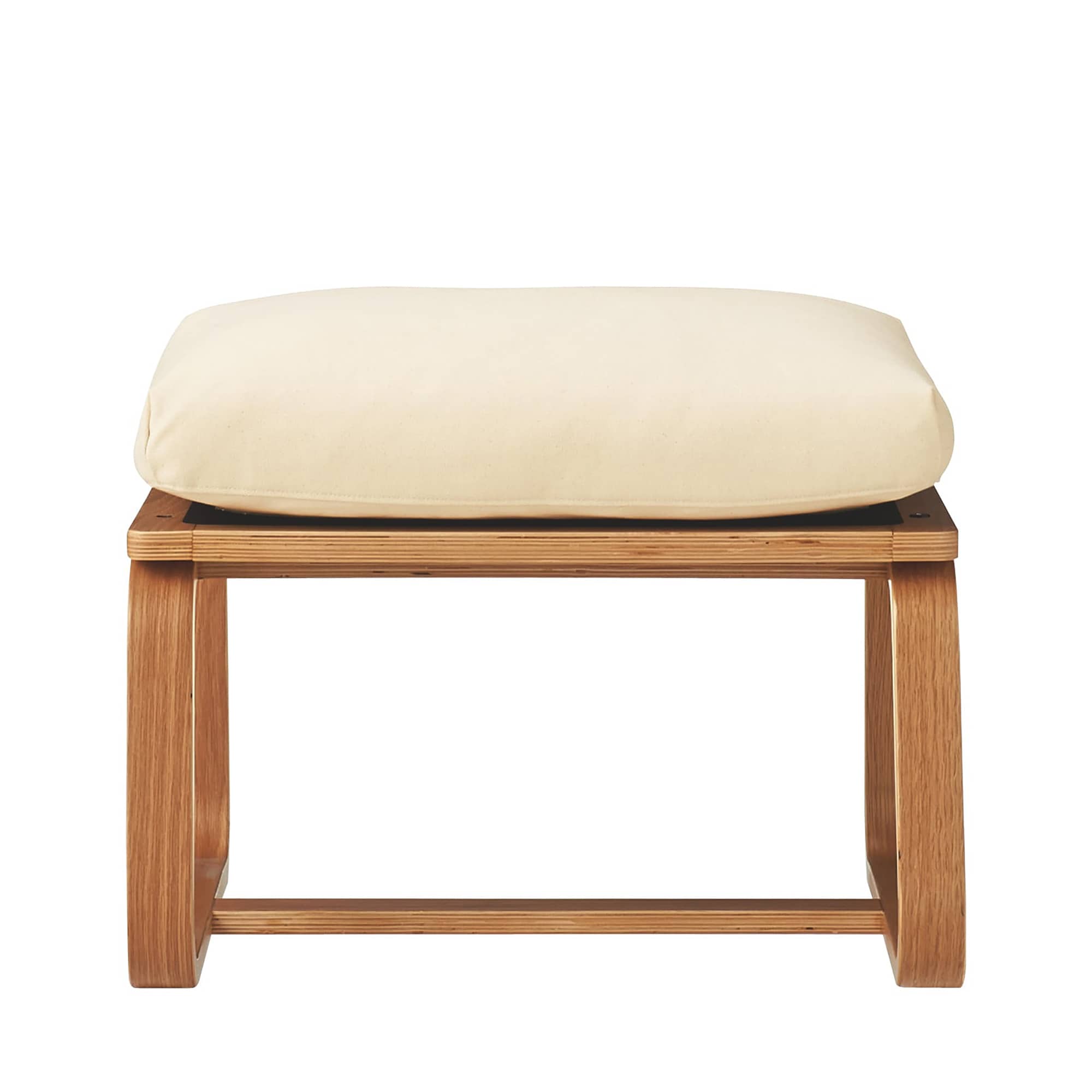 リビングでもダイニングでもつかえるベンチ・２・オーク材（カバー別売り）