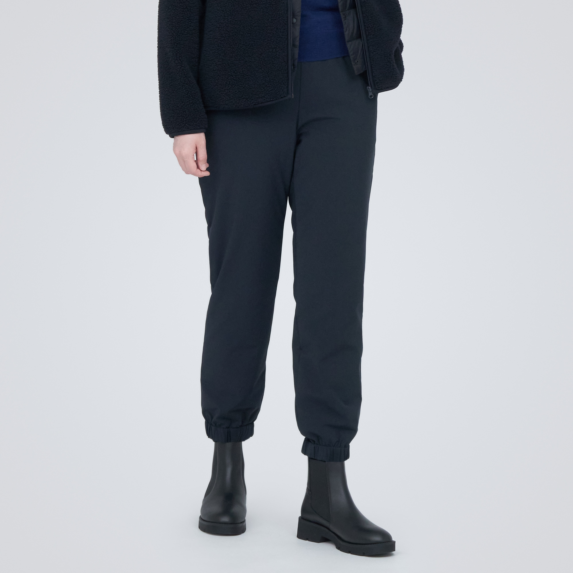 ストレッチ裏フリースジョガーパンツ