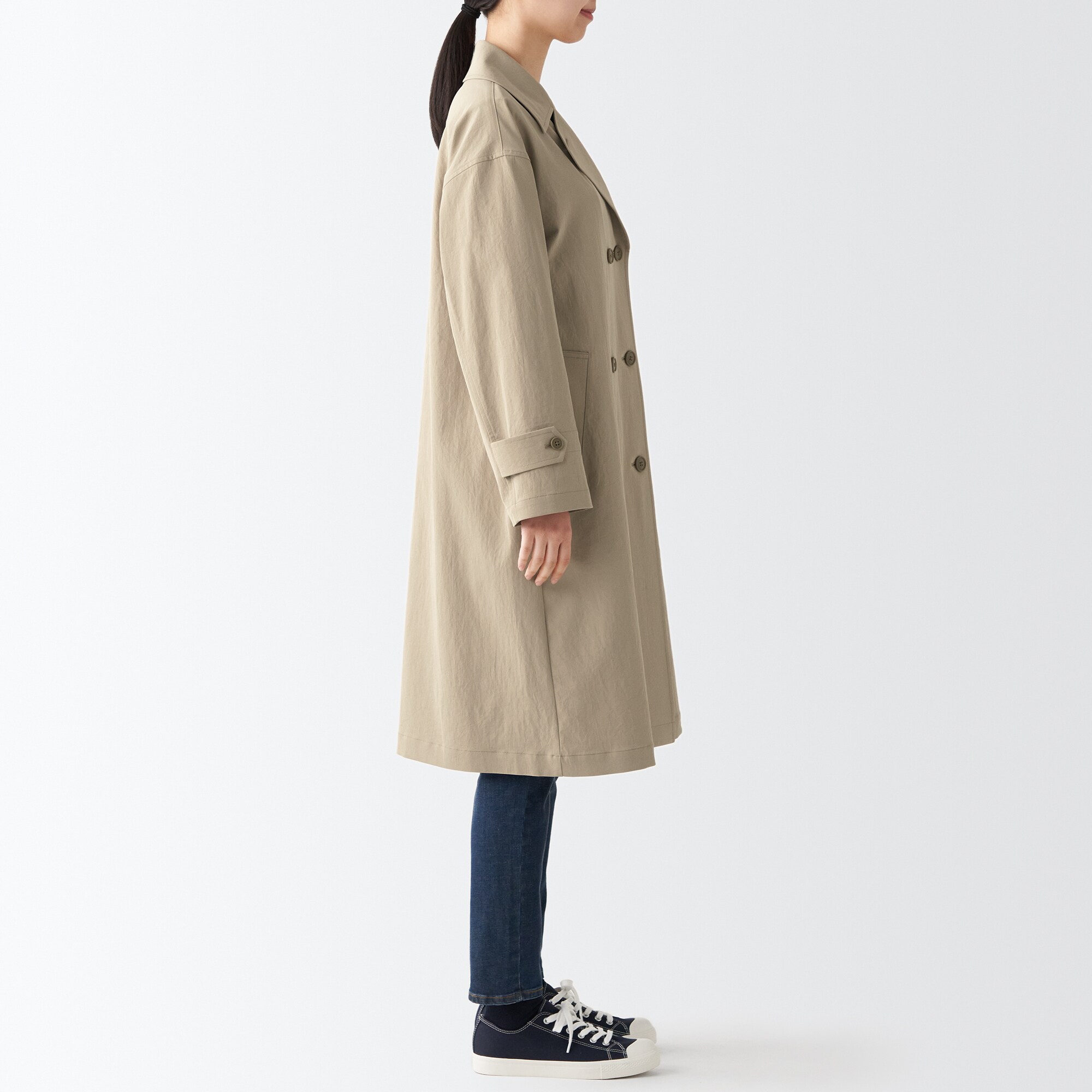 撥水トレンチコート