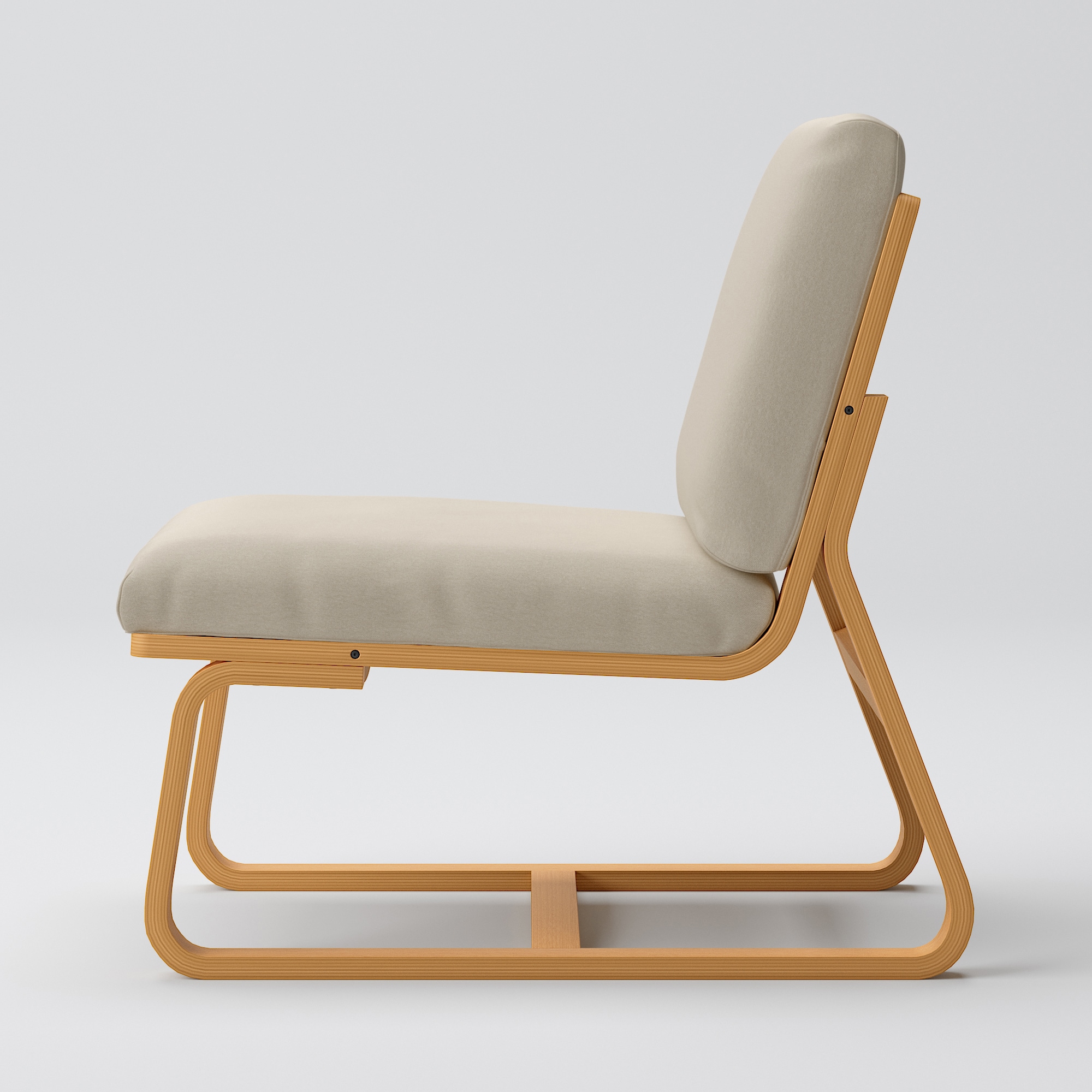 【カバー】洗いざらしの綿帆布リビングでもダイニングでもつかえるソファチェア用カバー