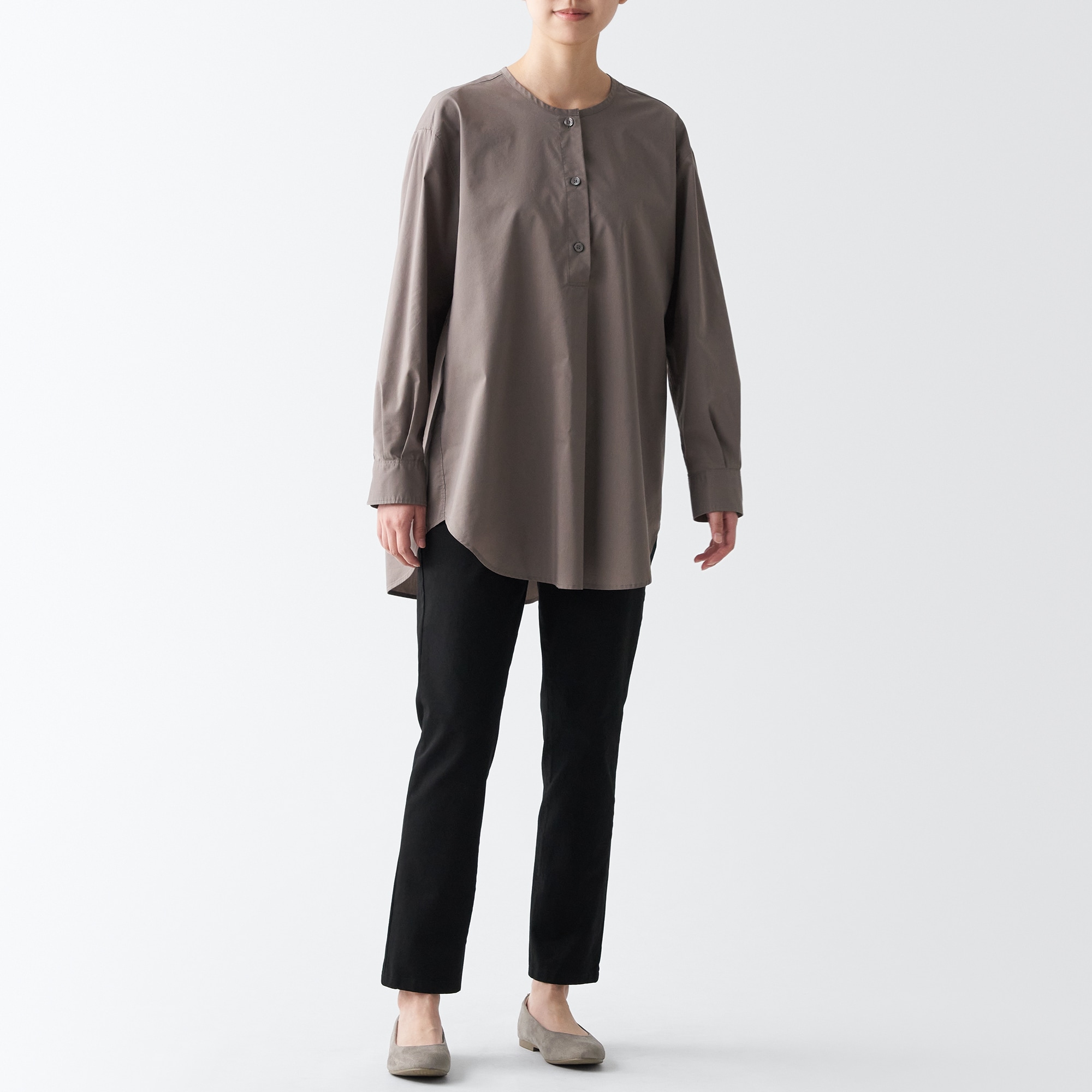 婦人　疲れにくい　起毛フラットシューズ