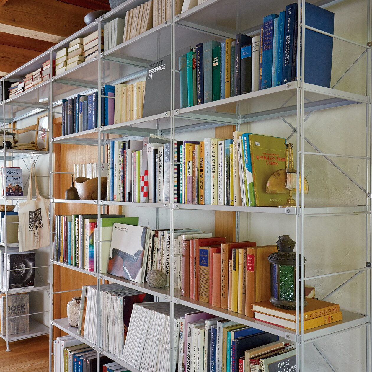 スチールユニットシェルフ・スチール追加棚・グレー／幅４２ｃｍ～８４ｃｍタイプ用