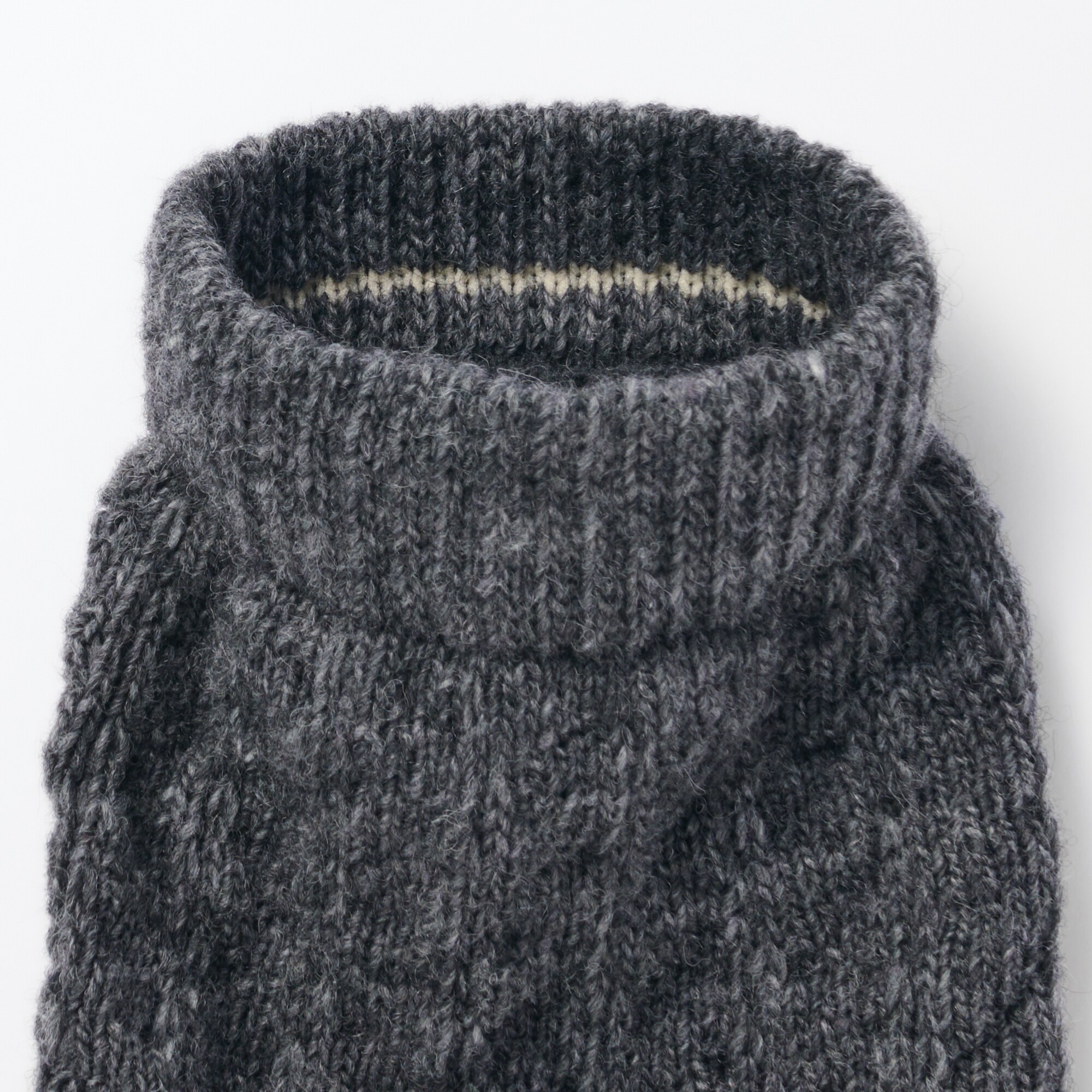 ヤク混　手にも使える　レッグウォーマー