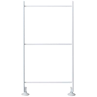 スチールユニットシェルフ・奥行２５ｃｍタイプ・追加用帆立・ミニ・グレー