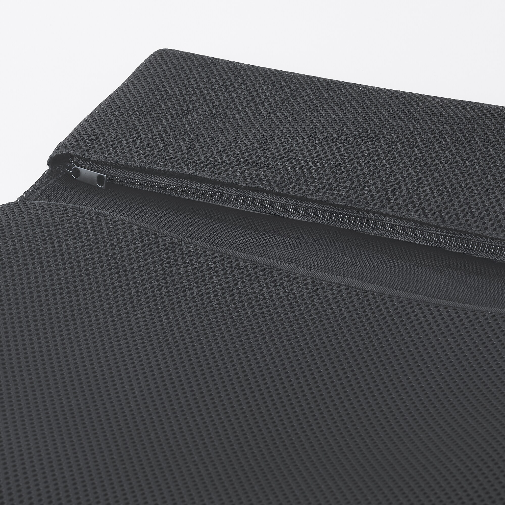 【１３型用】ポリエステルメッシュＰＣカバー　ポケット付　黒