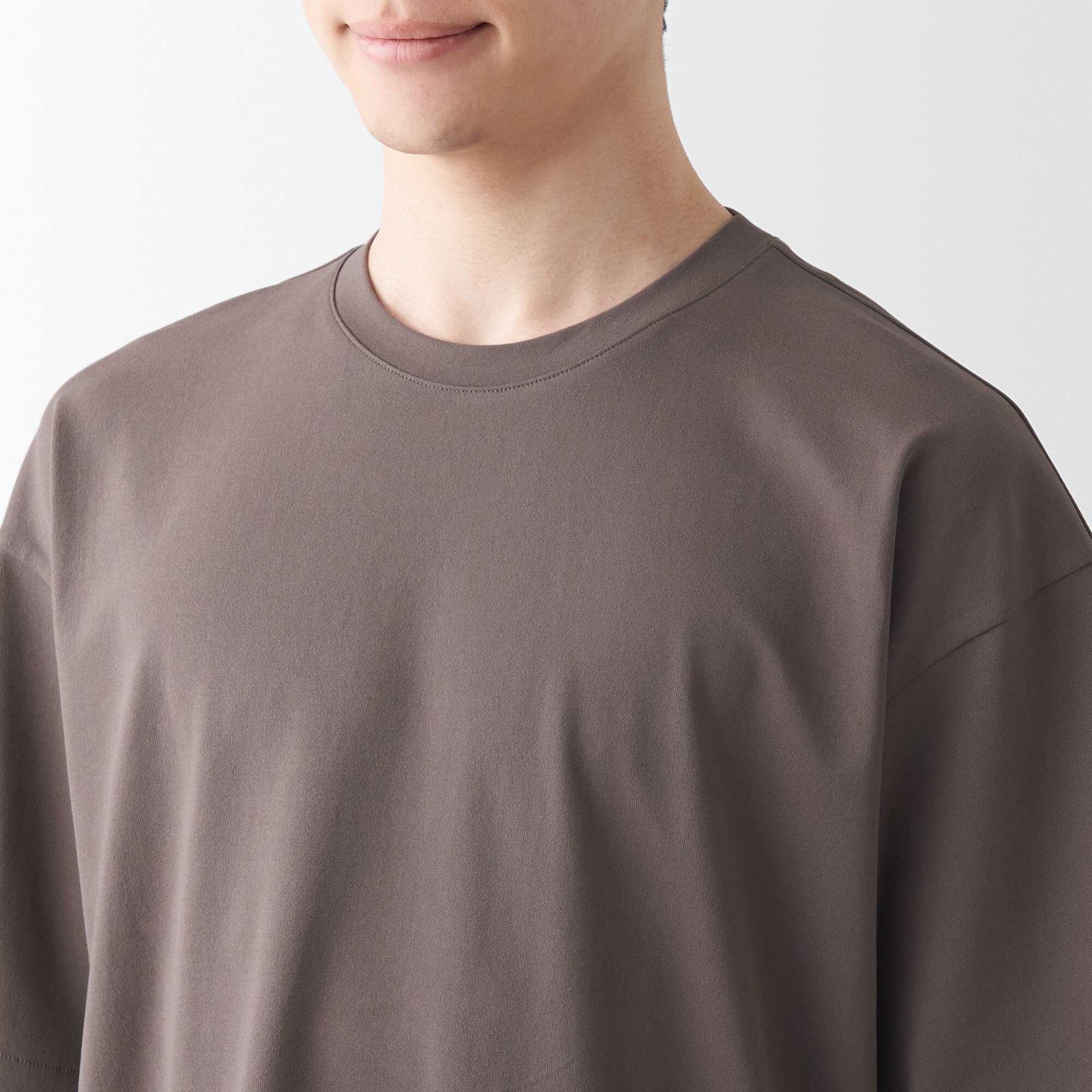 和紙混天竺編みＴシャツ（紳士）