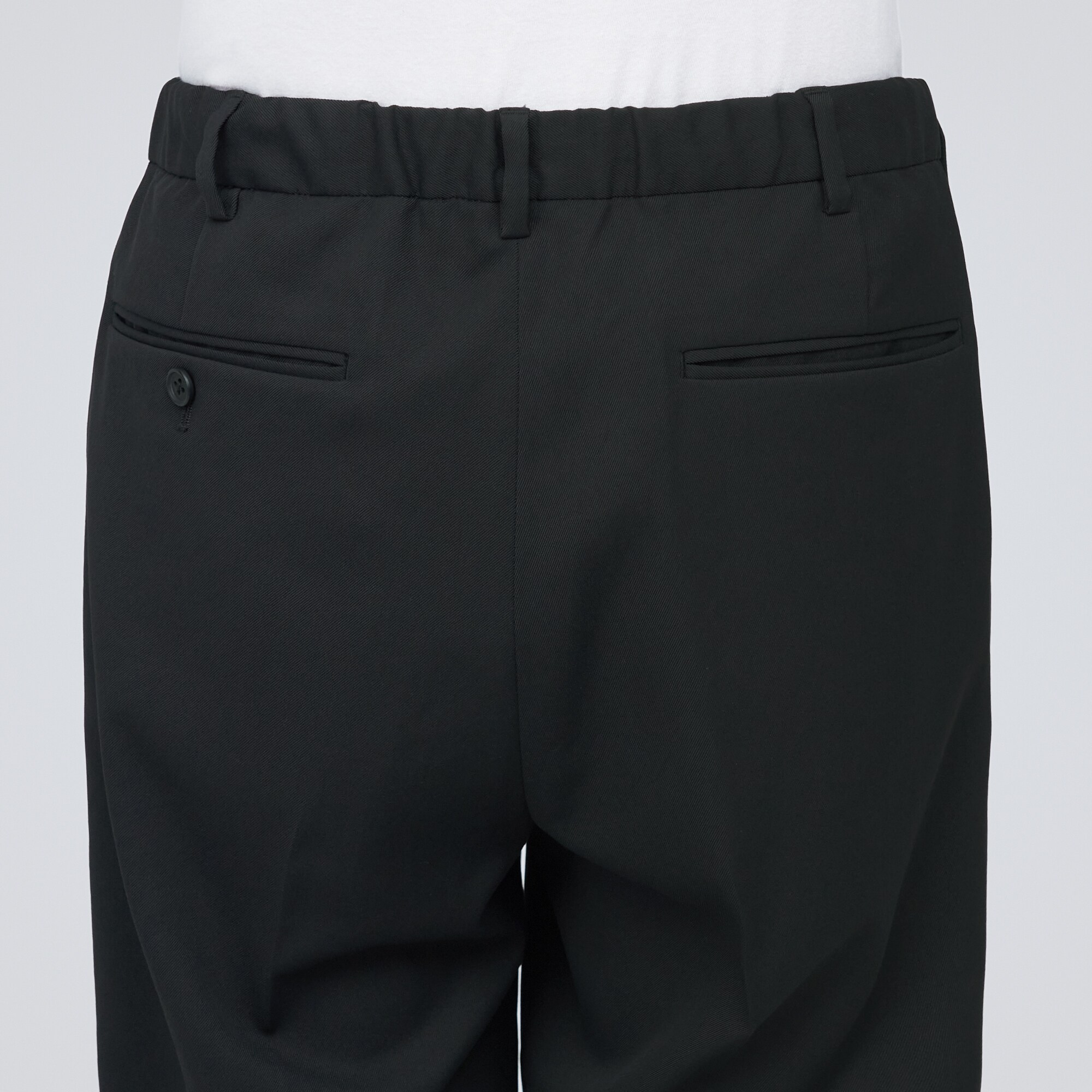 【セットアップ可能】撥水ストレッチノータックパンツ