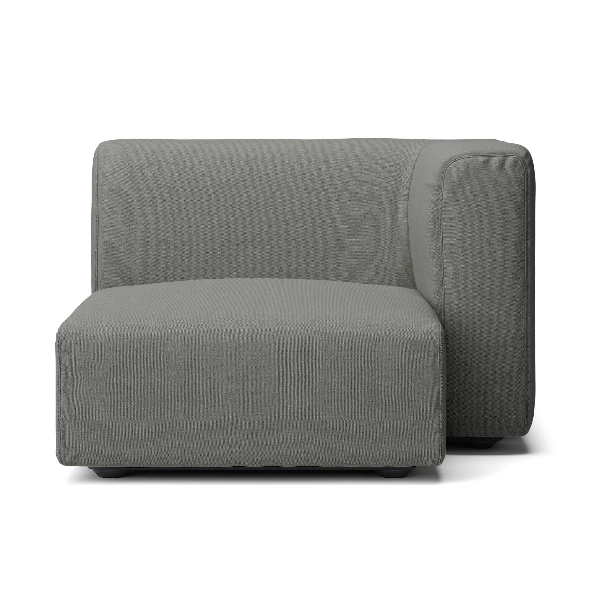 【カバー】綿麻バスケット織ユニットソファ・ハーフアーム・大（左）用カバー