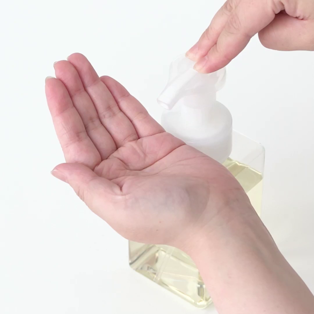 ＰＥＴ詰替ボトル　泡タイプ　クリア　４００ｍＬ