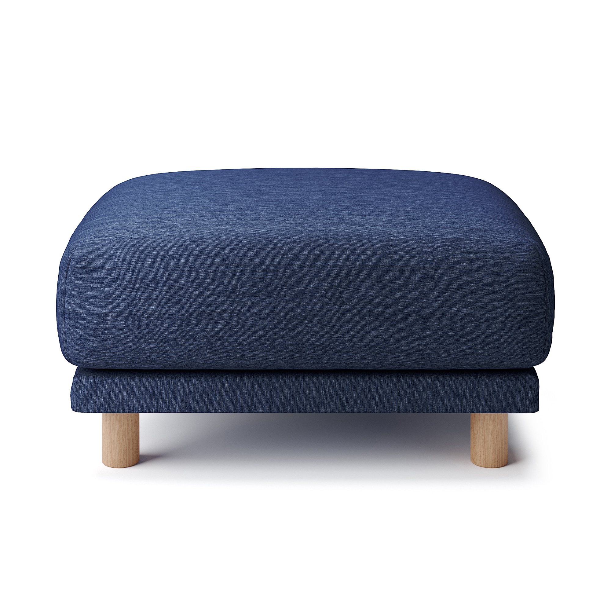 【カバー】綿デニムソファ本体・オットマン・ウレタン・ポケットコイル用カバー／ブルー