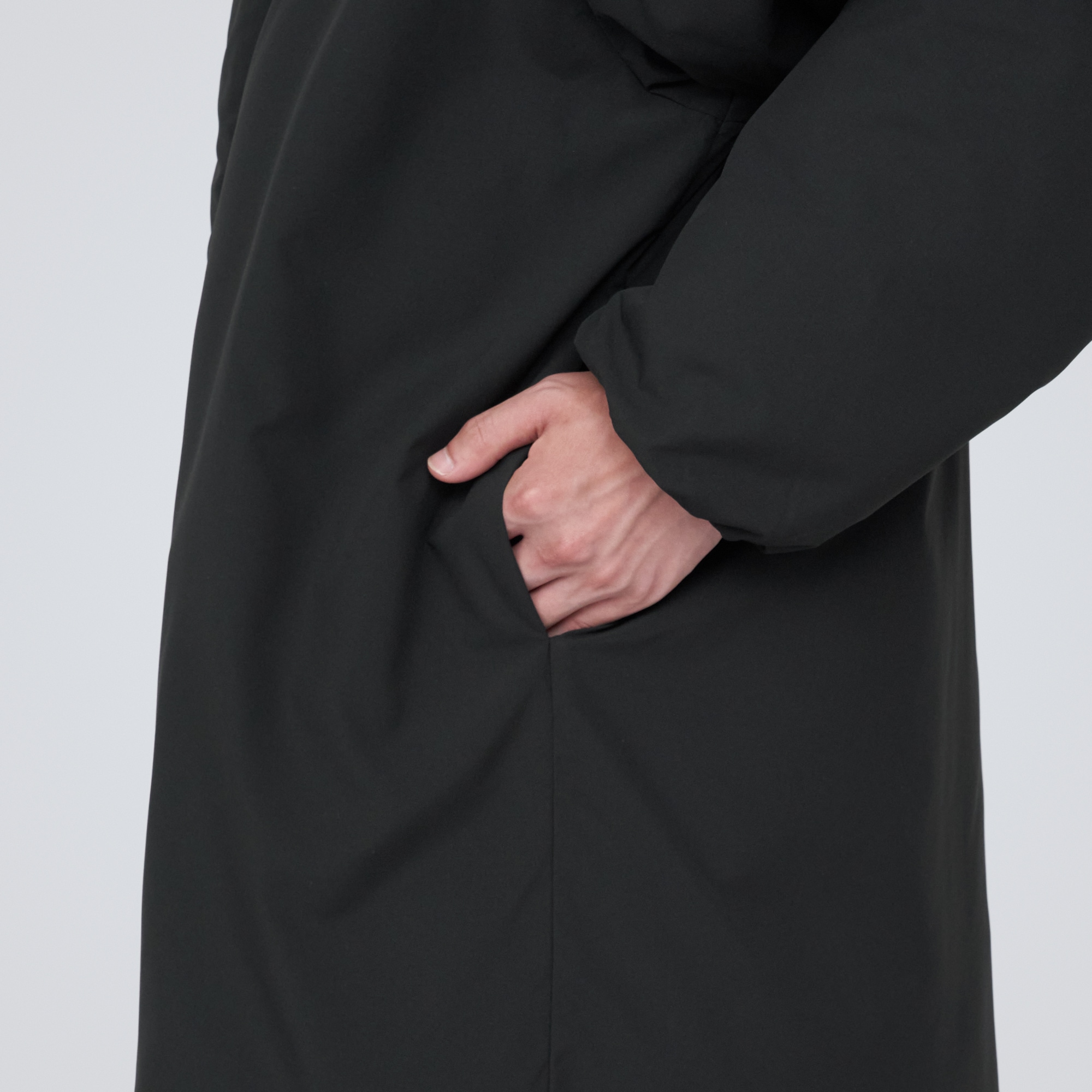 撥水スタンドカラーダウンコート