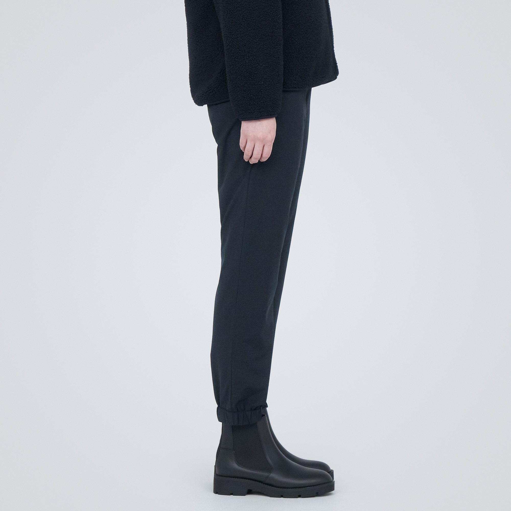 ストレッチ裏フリースジョガーパンツ