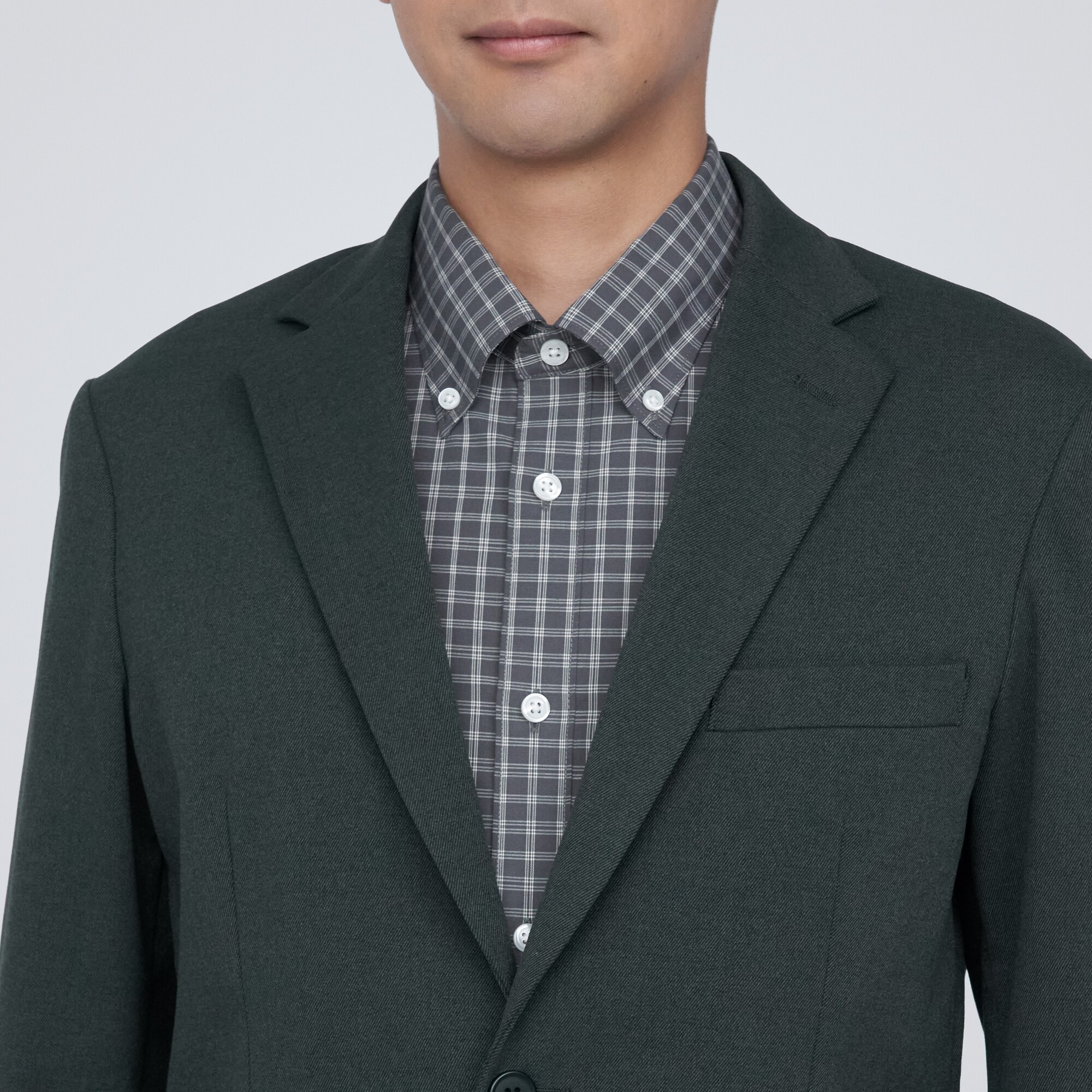 【セットアップ可能】起毛ストレッチジャケット