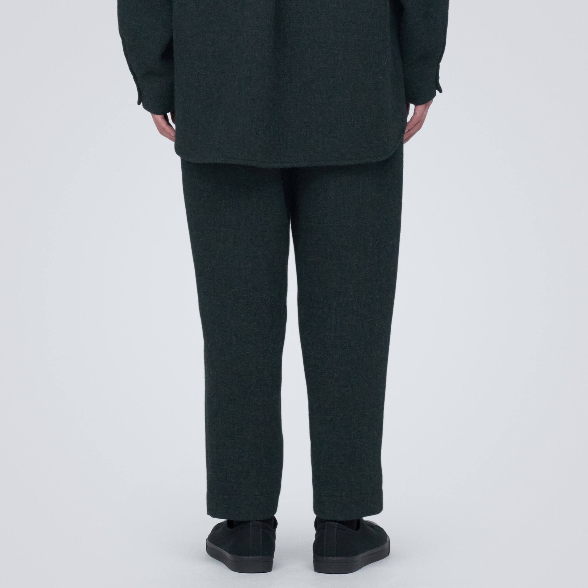 再生ウール混二重織りパンツ（紳士）