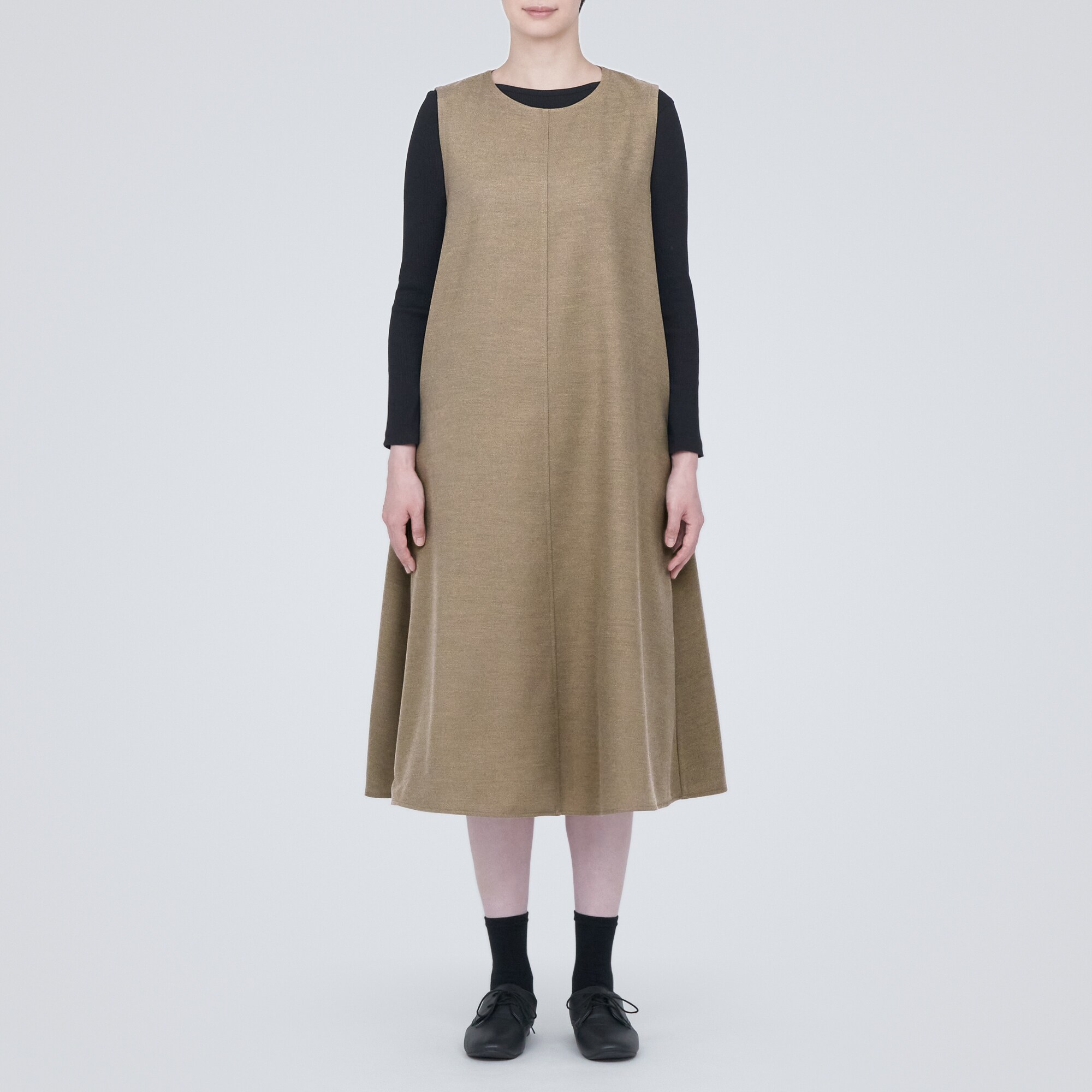 起毛ジャンパースカート