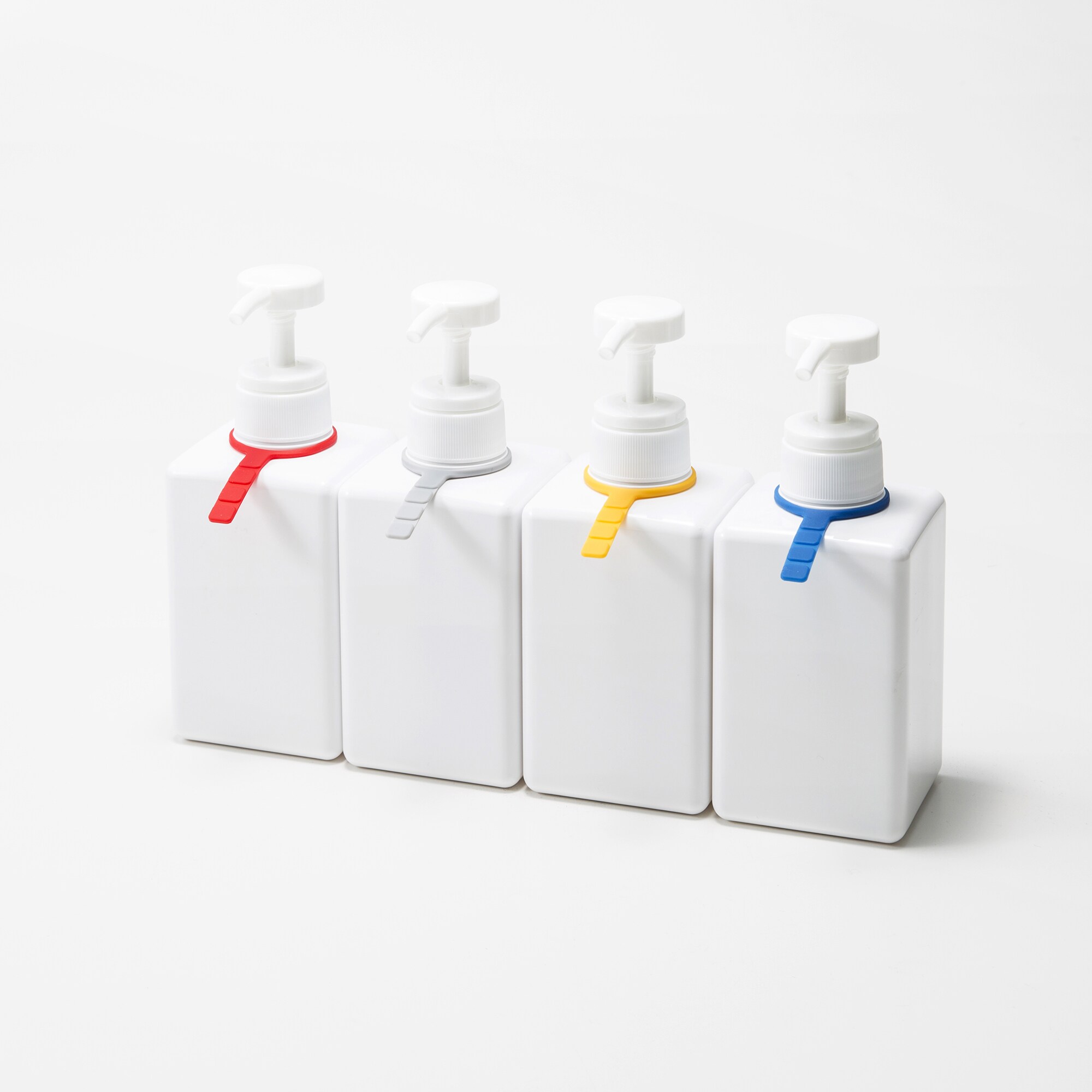 ＰＥＴ詰替ボトル用・識別リング　４色入　４００ｍｌ・６００ｍｌ用