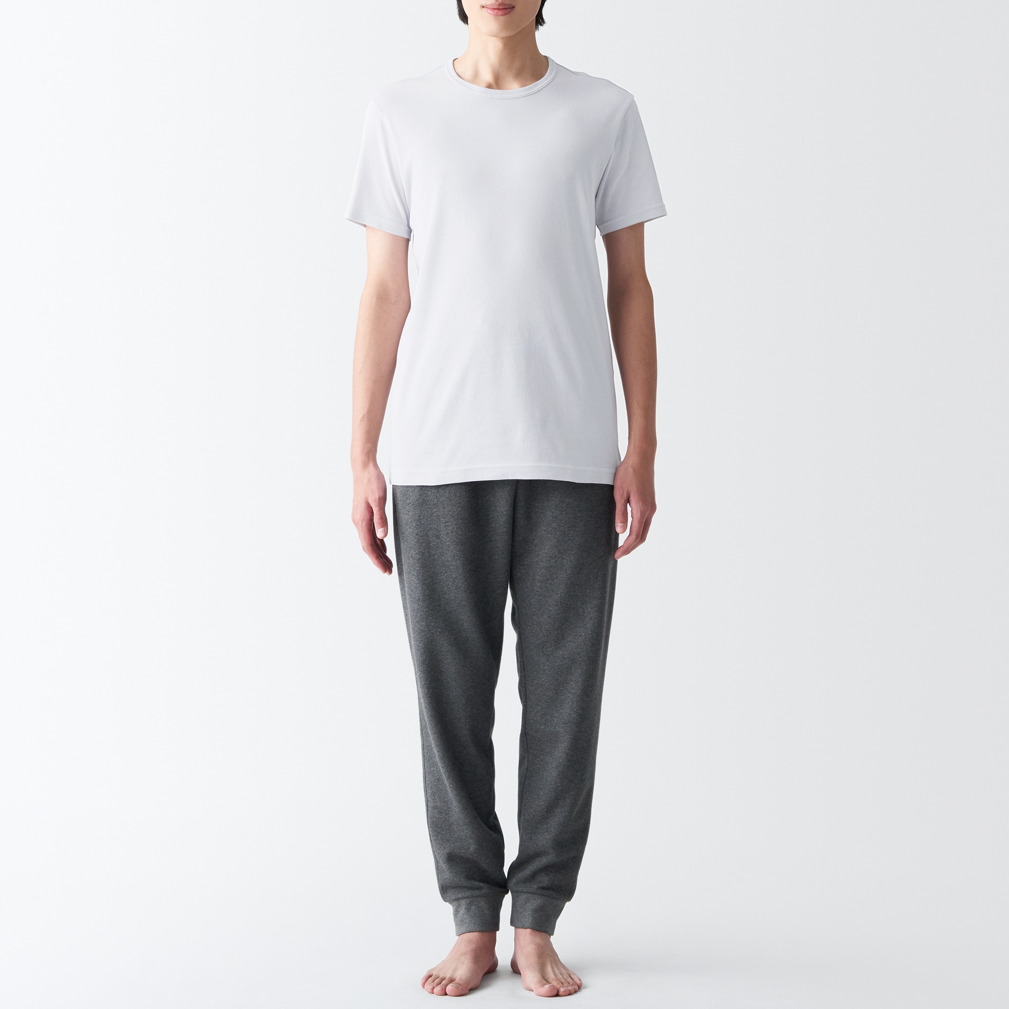 さらっと綿　クルーネック半袖Ｔシャツ