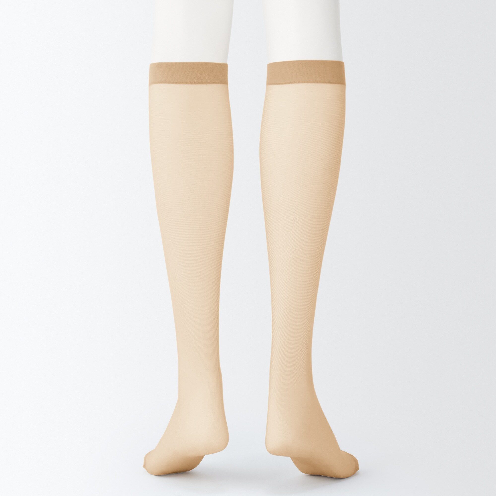 婦人　ソフトタイプ・１７デニール　ひざ下丈ストッキング（３足組）