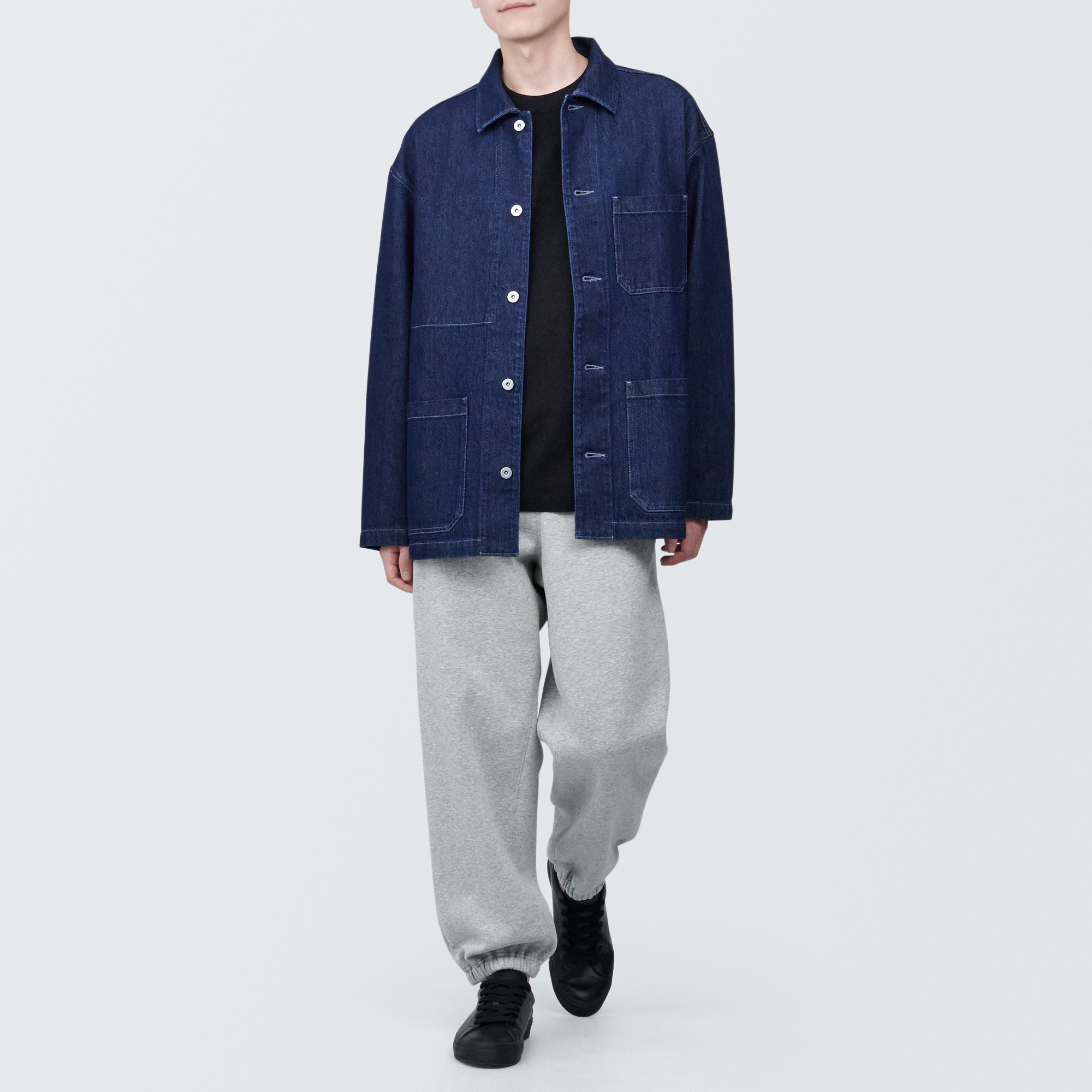 紳士　スウェットワイドパンツ