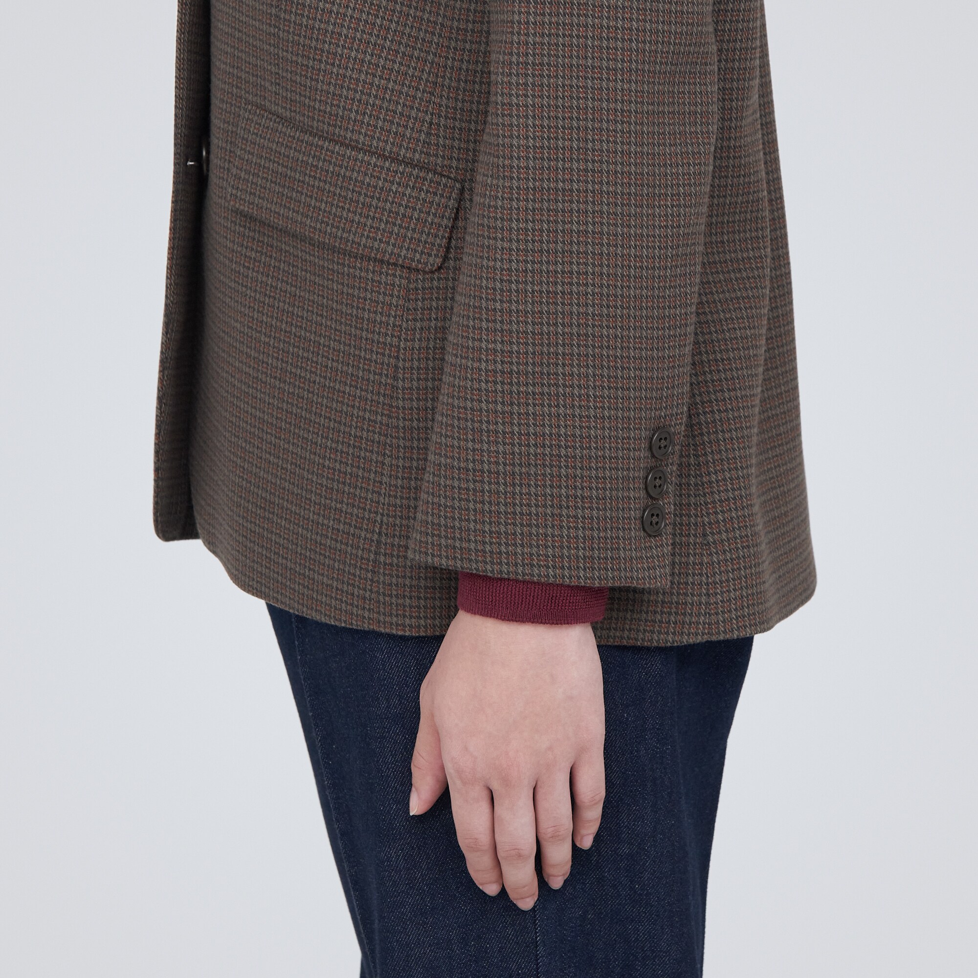 起毛テーラードジャケット