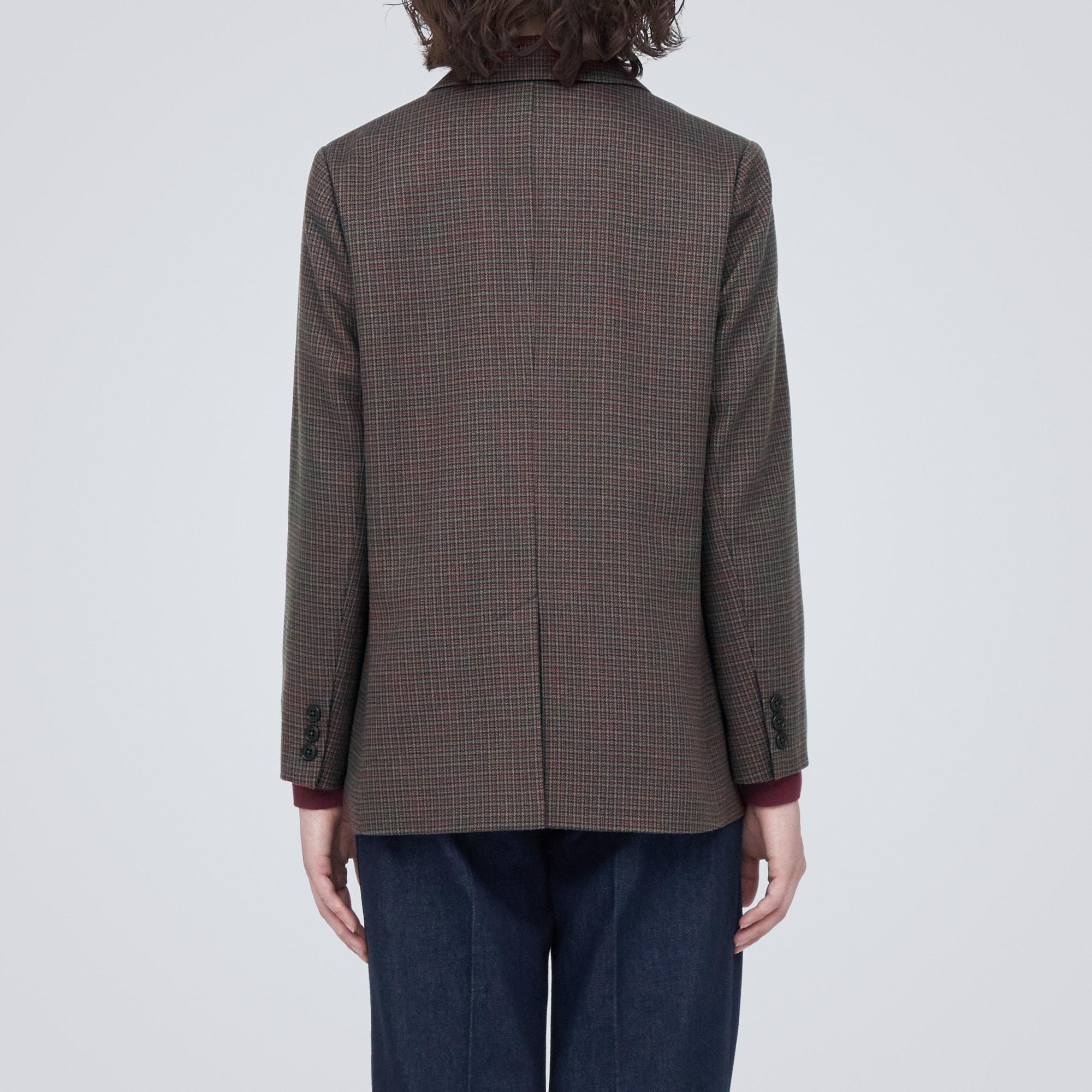 起毛テーラードジャケット