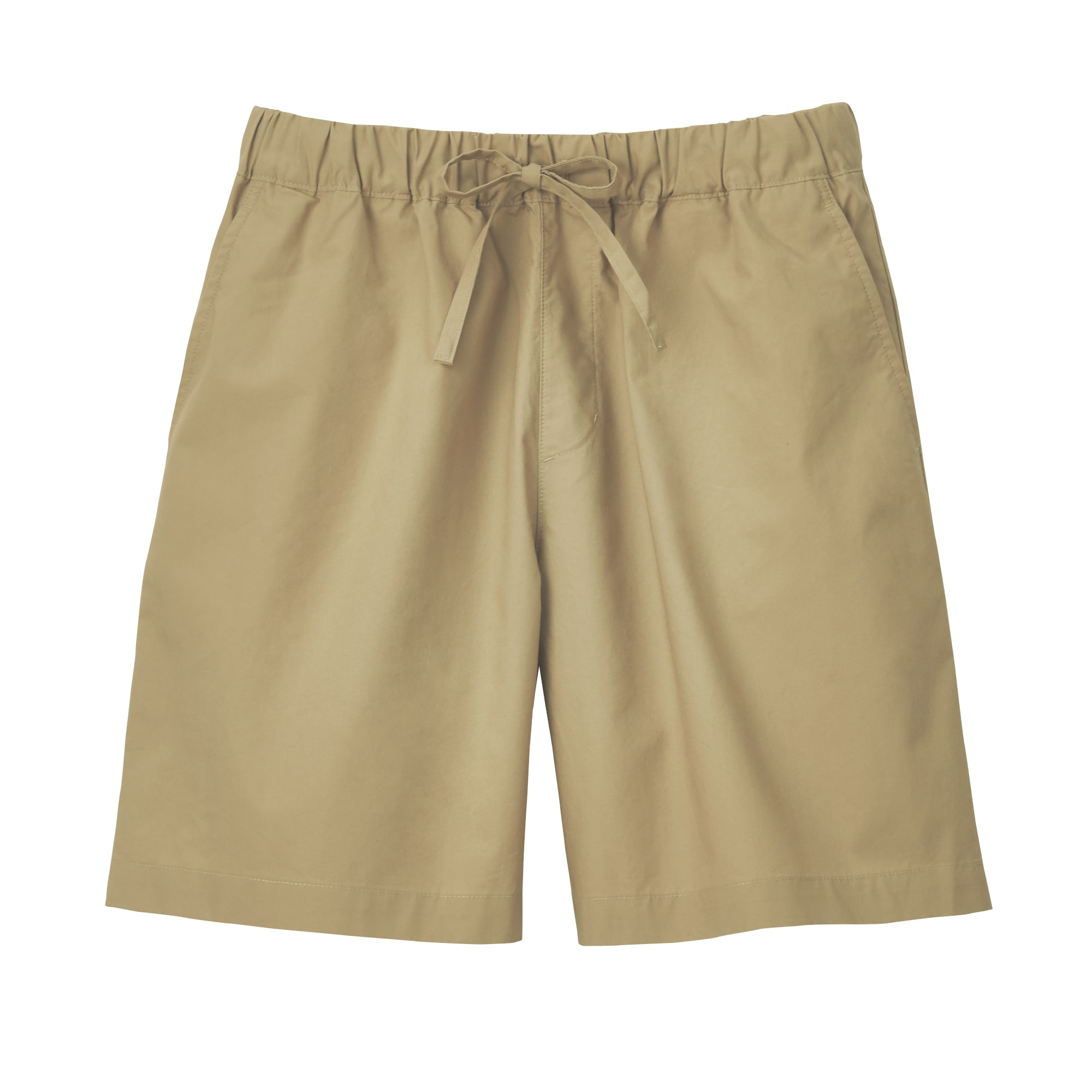 インド綿洗いざらしポプリンショートパンツ