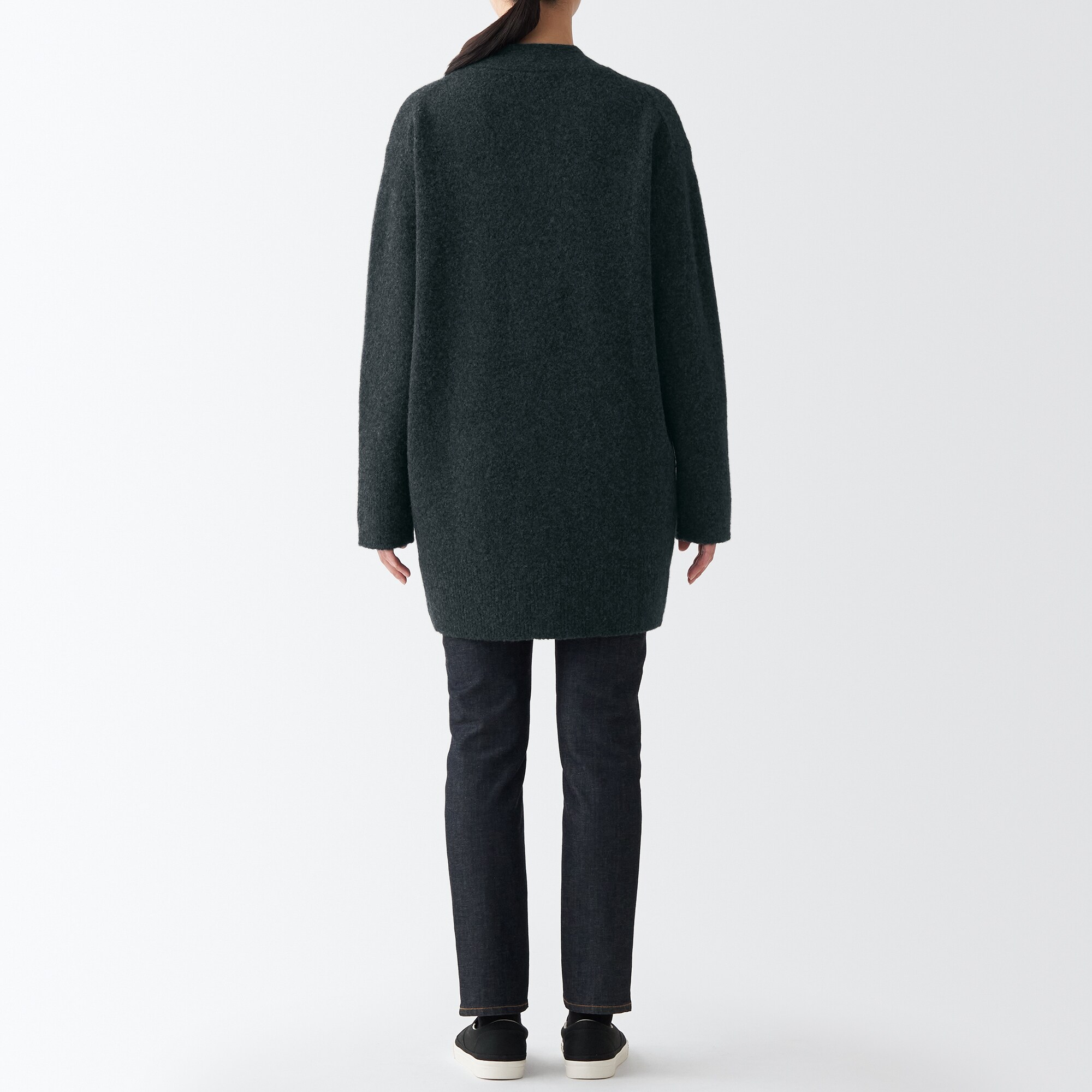 ヤク混Ｖネックカーディガン