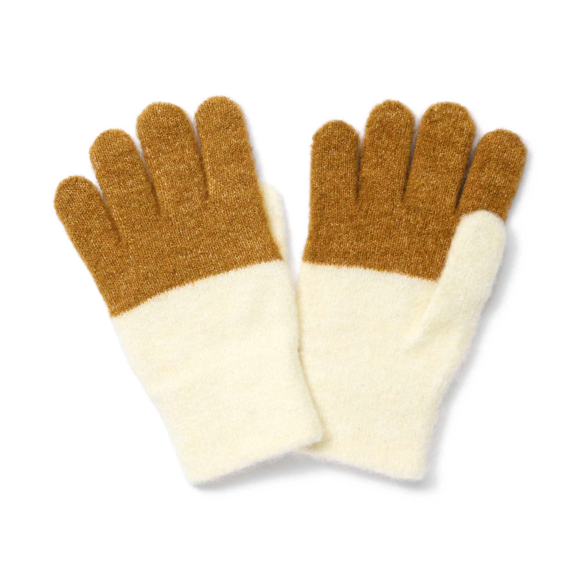 再生ポリエステル混　のびのび　手袋（キッズ）