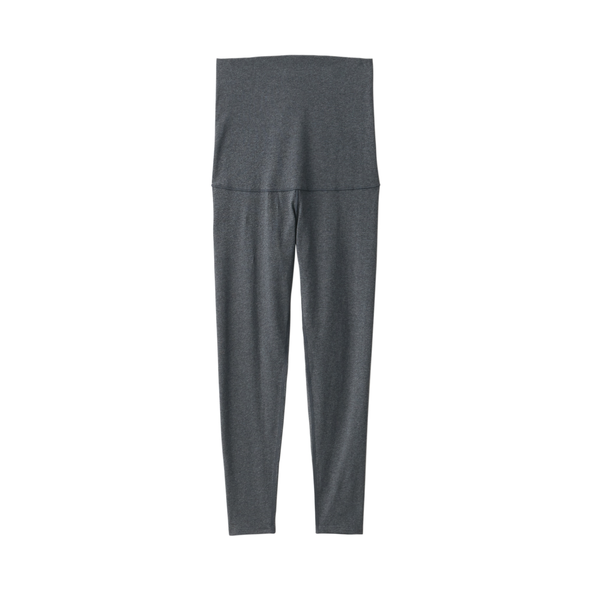 ストレッチ天竺編み　腹巻つきレギンス（十分丈）