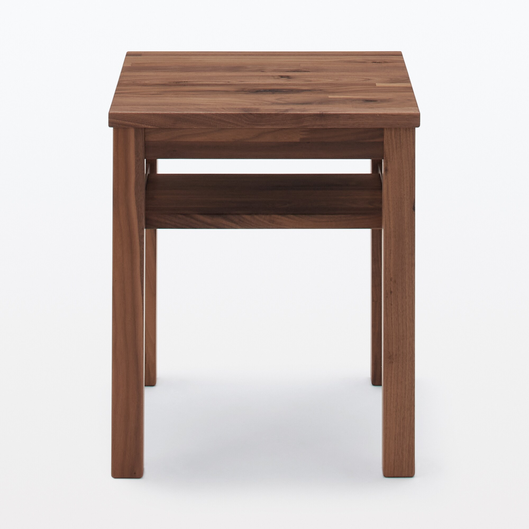 木製サイドテーブルベンチ　板座　節あり