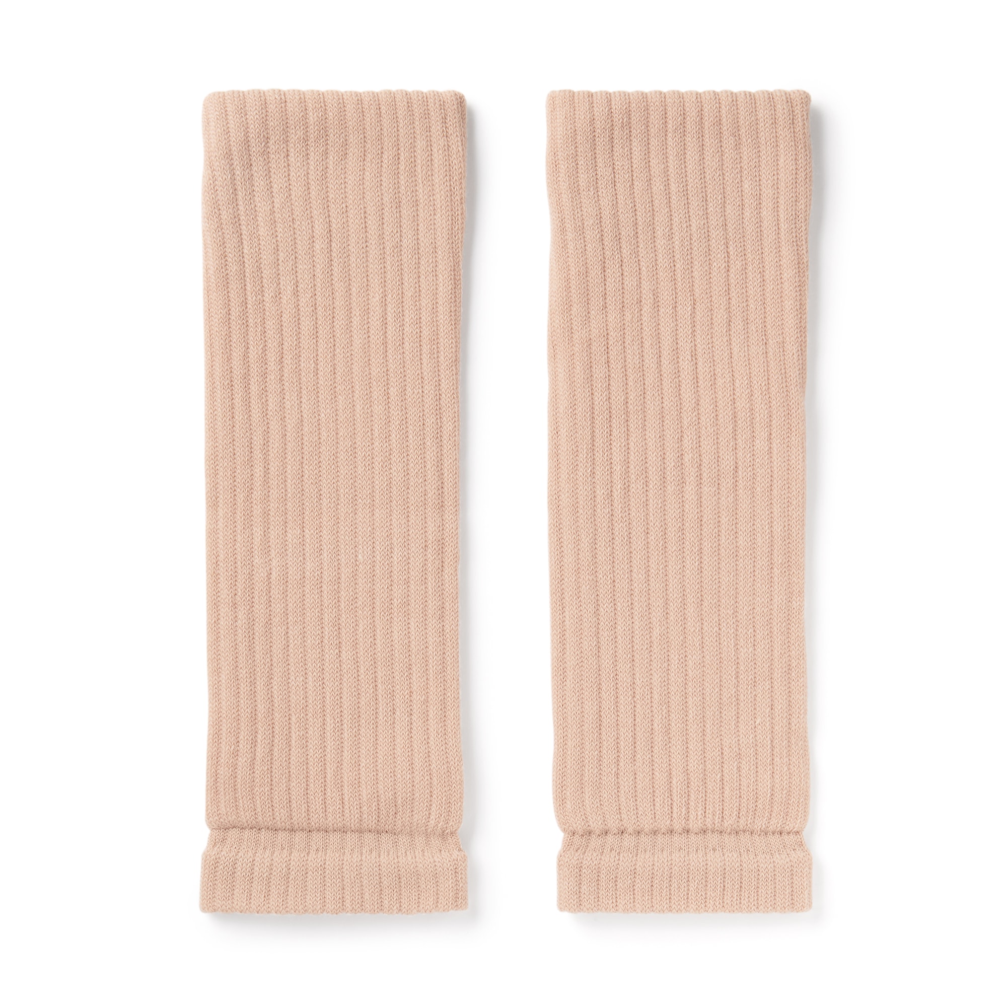 ウール混　二重編み　組み合わせられる　レッグウォーマー（数量限定）