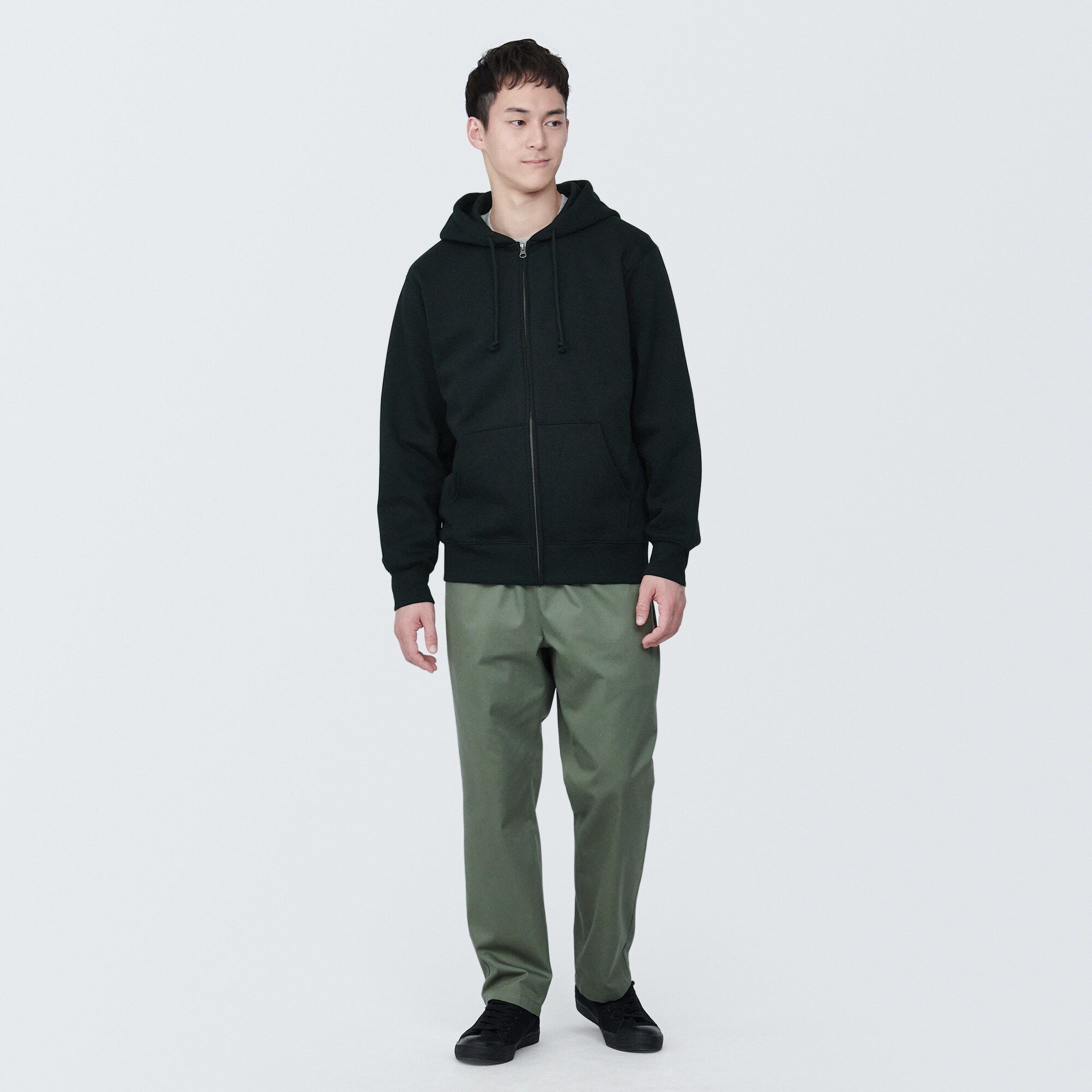 紳士　スウェットフルジップパーカ