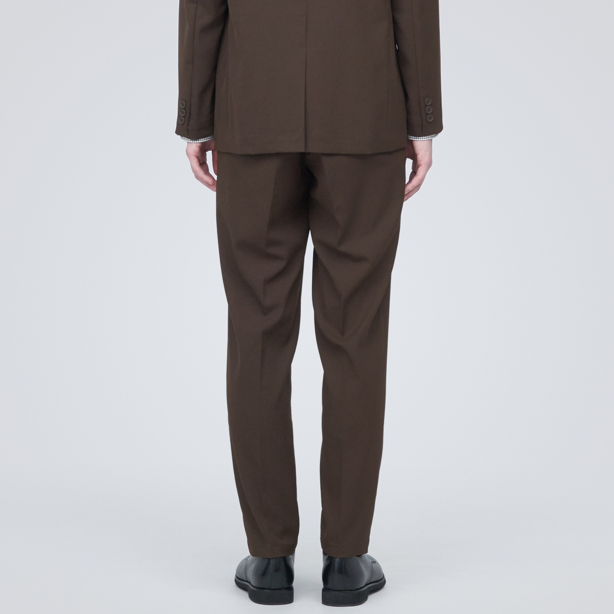 【セットアップ可能】撥水ストレッチノータックパンツ