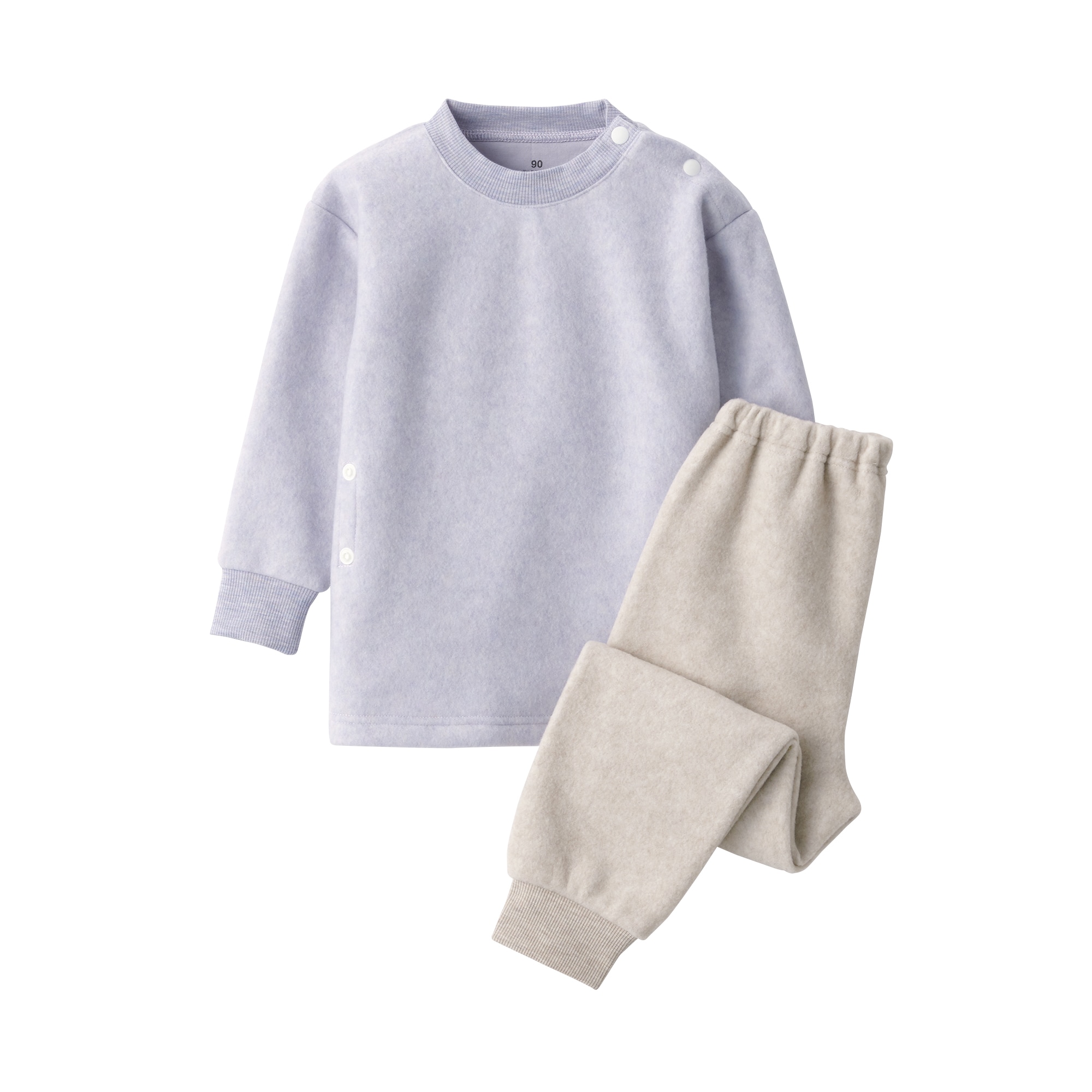 なめらかフリース　ルームウエアセット（ベビー）