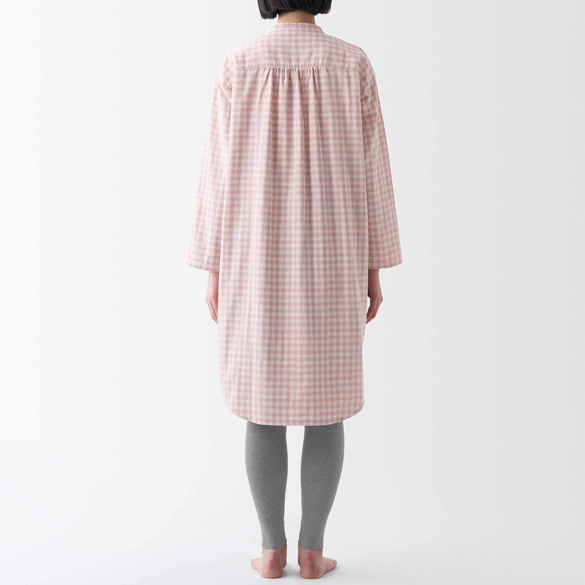 脇に縫い目のない　二重ガーゼパジャマ（マタニティ）