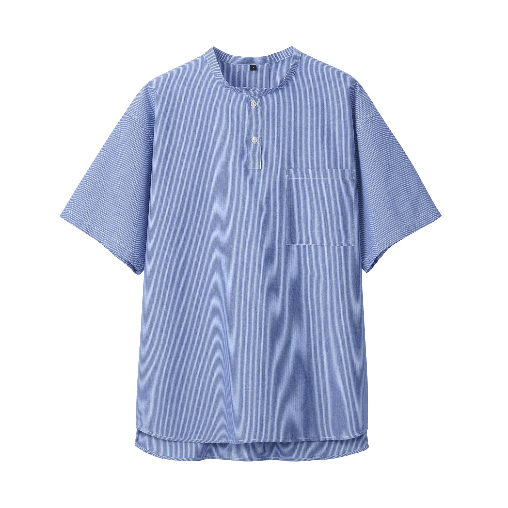 和紙混スタンドカラーシャツ（紳士）