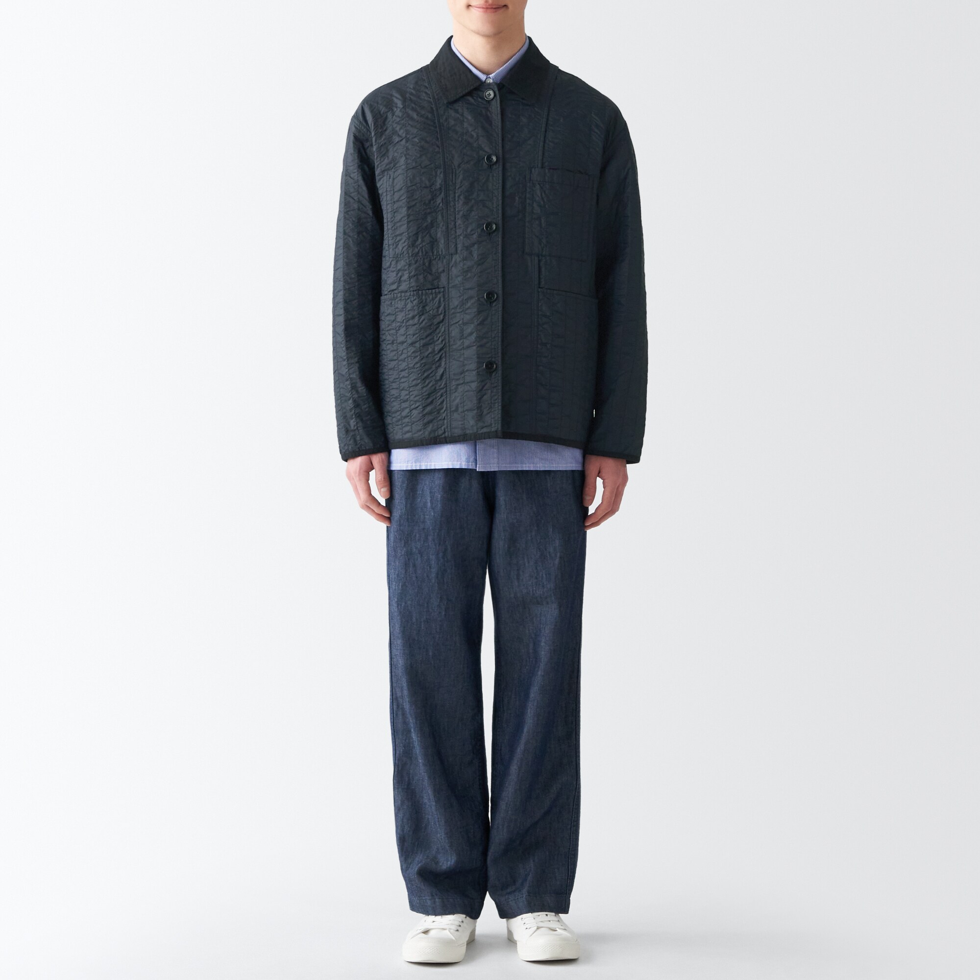 リバーシブルキルトジャケット（紳士）
